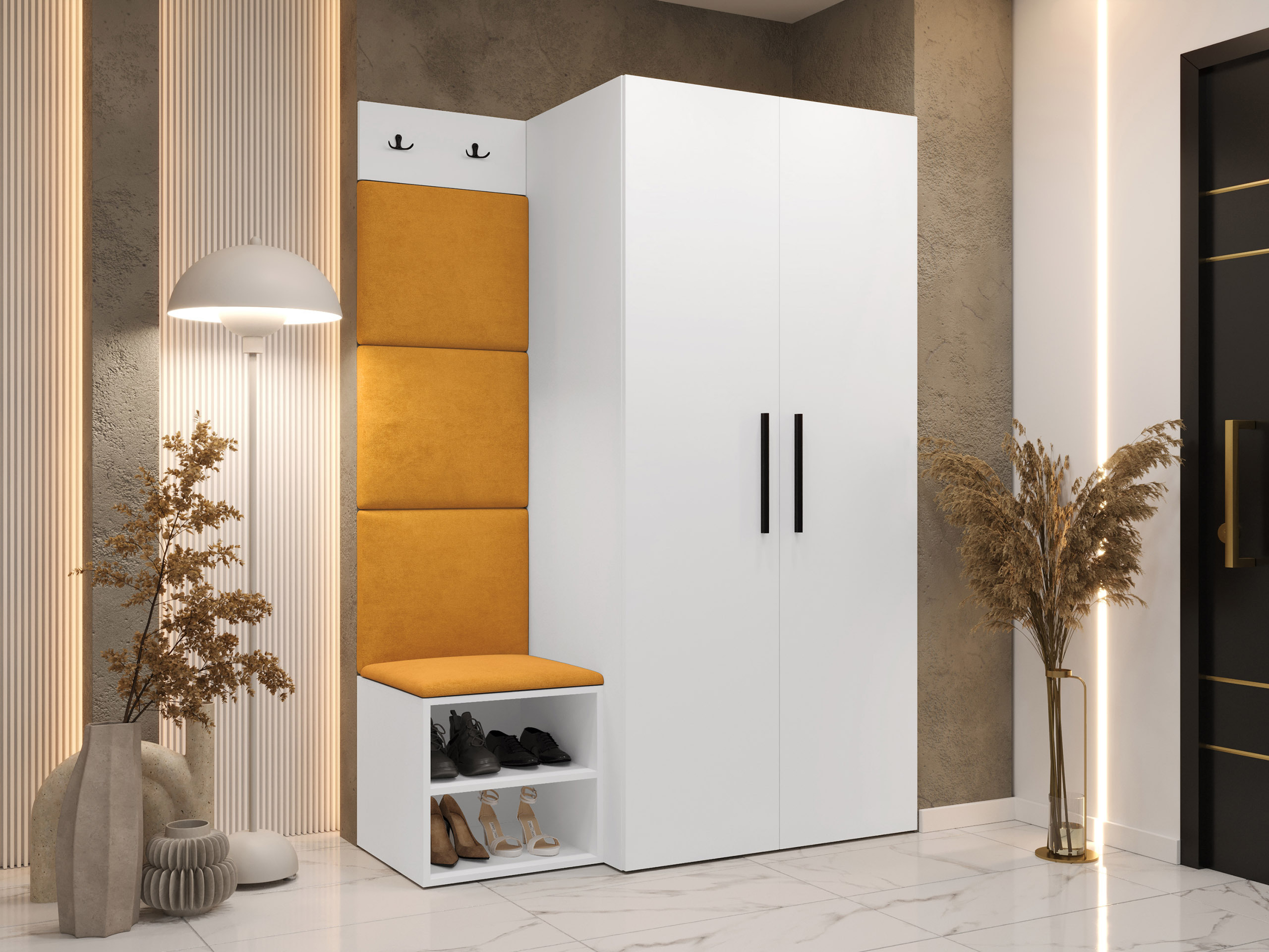 Set za hodnik Nitos IV (Bijela)