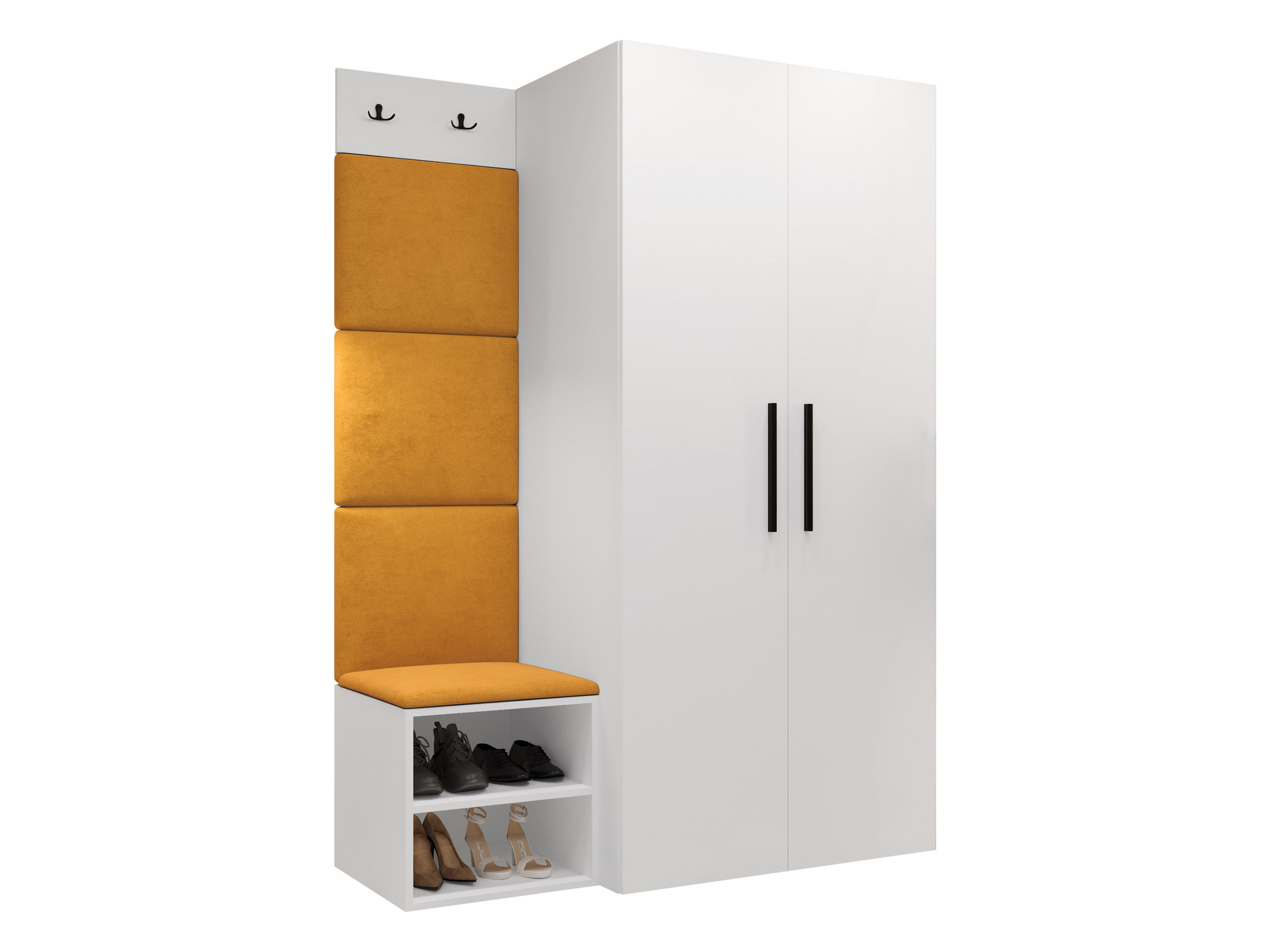 Set za hodnik Nitos IV (Bijela)