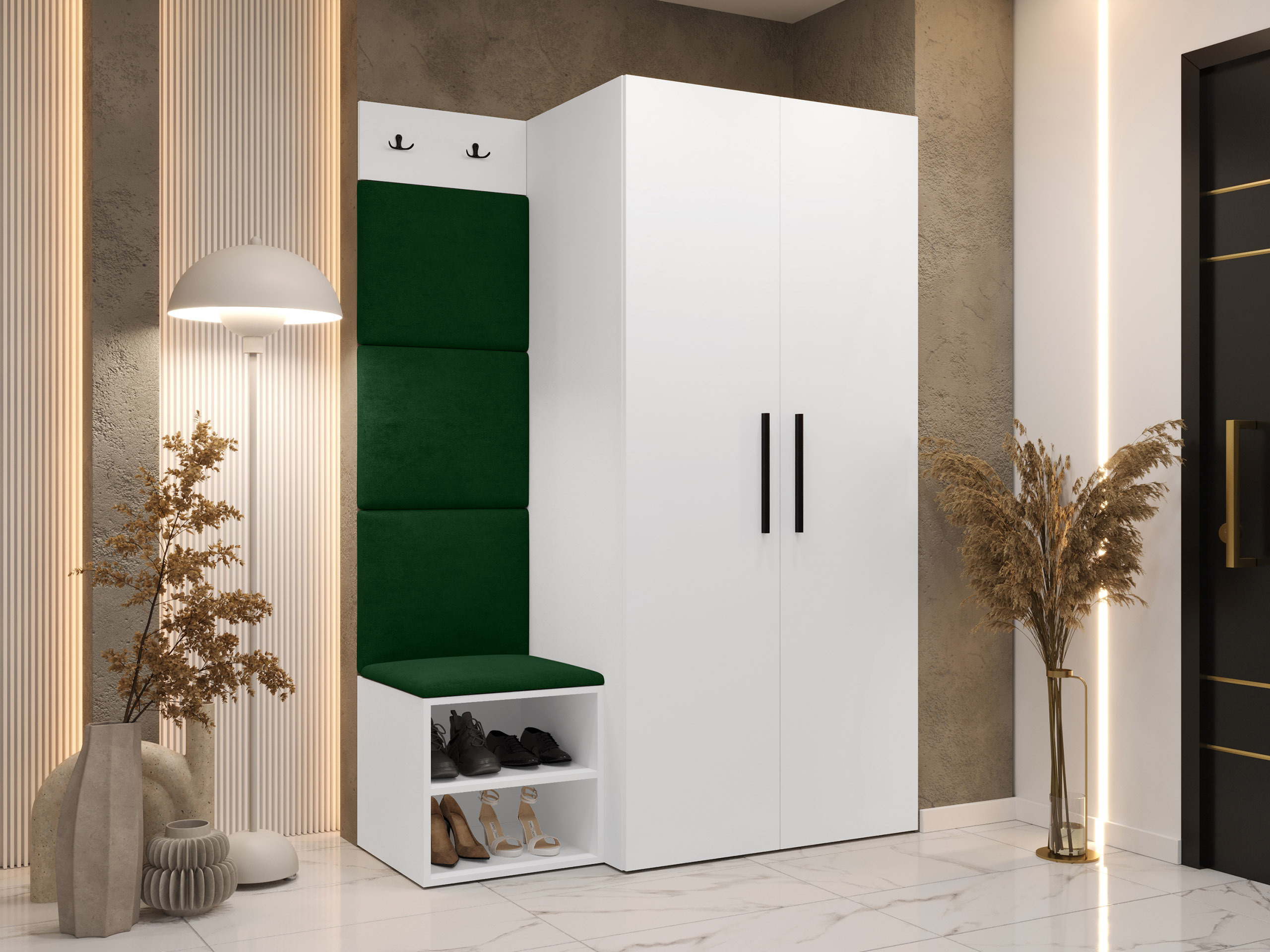 Set za hodnik Nitos IV (Bijela)