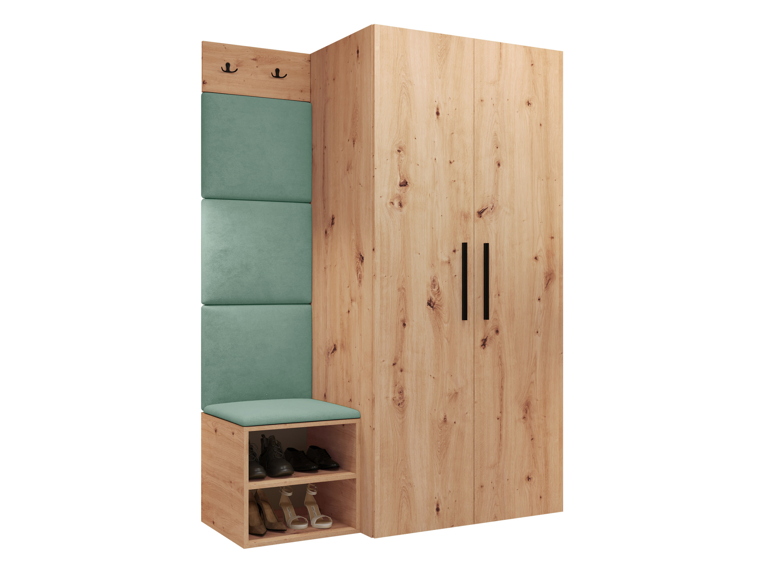 Set za hodnik Nitos IV (Hrast Artisan)