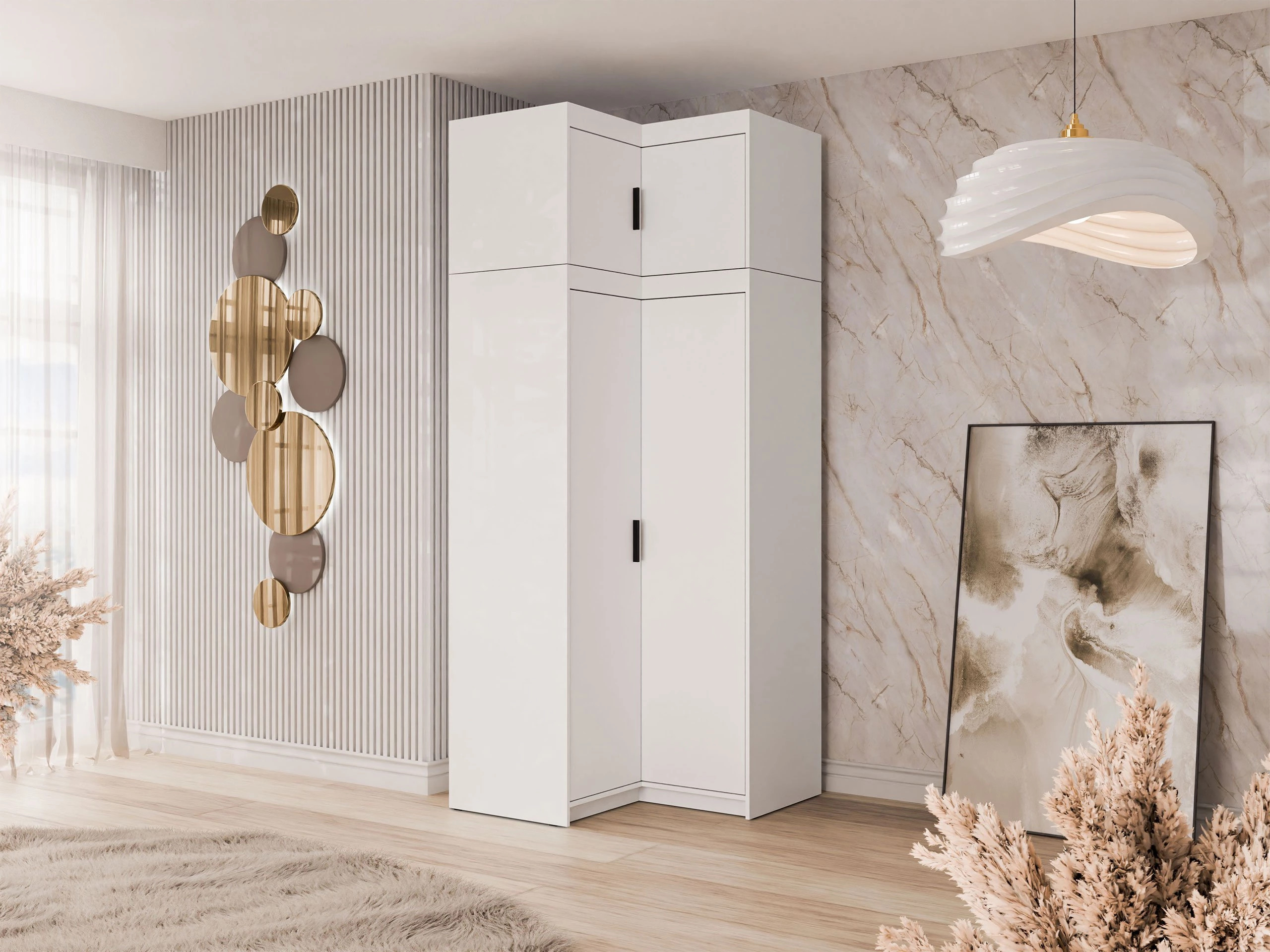 Kutni ormar Novduni 121 (Bijela)