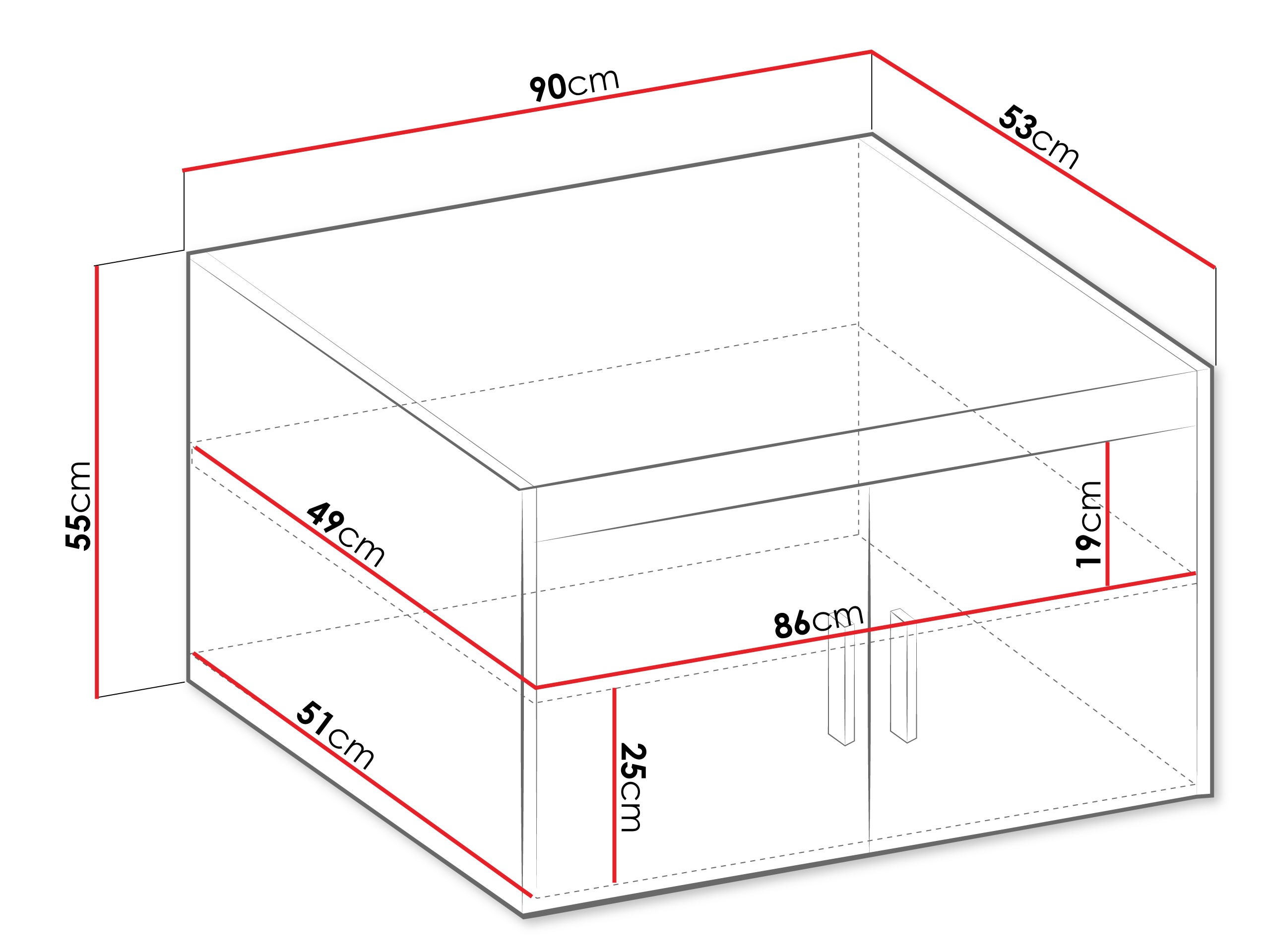 Ormarić Novduni 122 (Bijela)