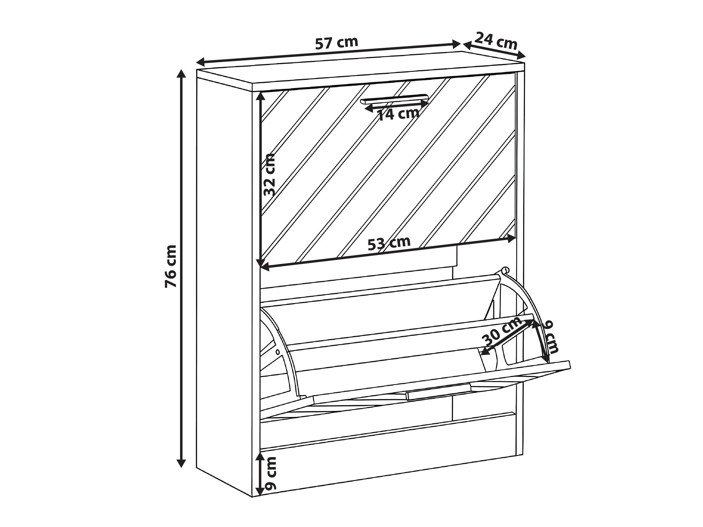 Ormarić za cipele Berwyn 3145