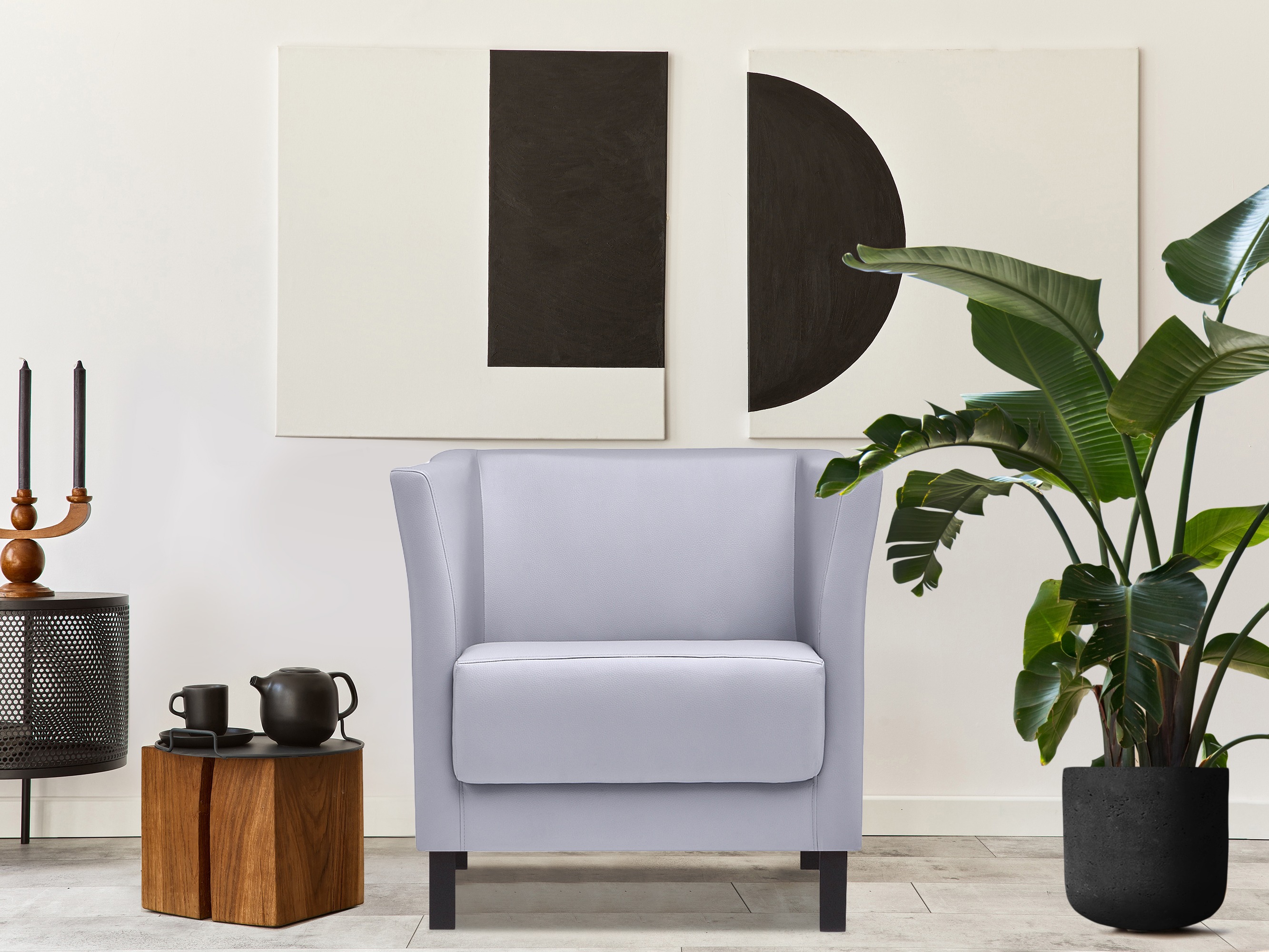 Fotelja Dalrevu 100 (Siva)