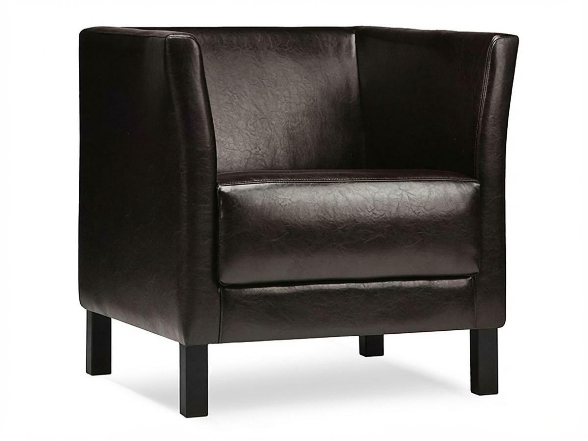 Fotelja Dalrevu 100 (Tamno smeđa)