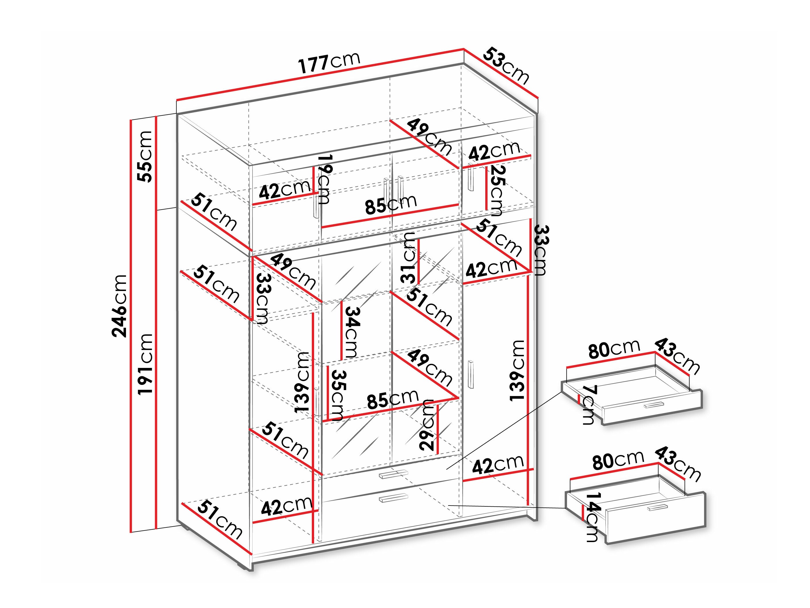 Ormar Novduni 109 (Bijela)