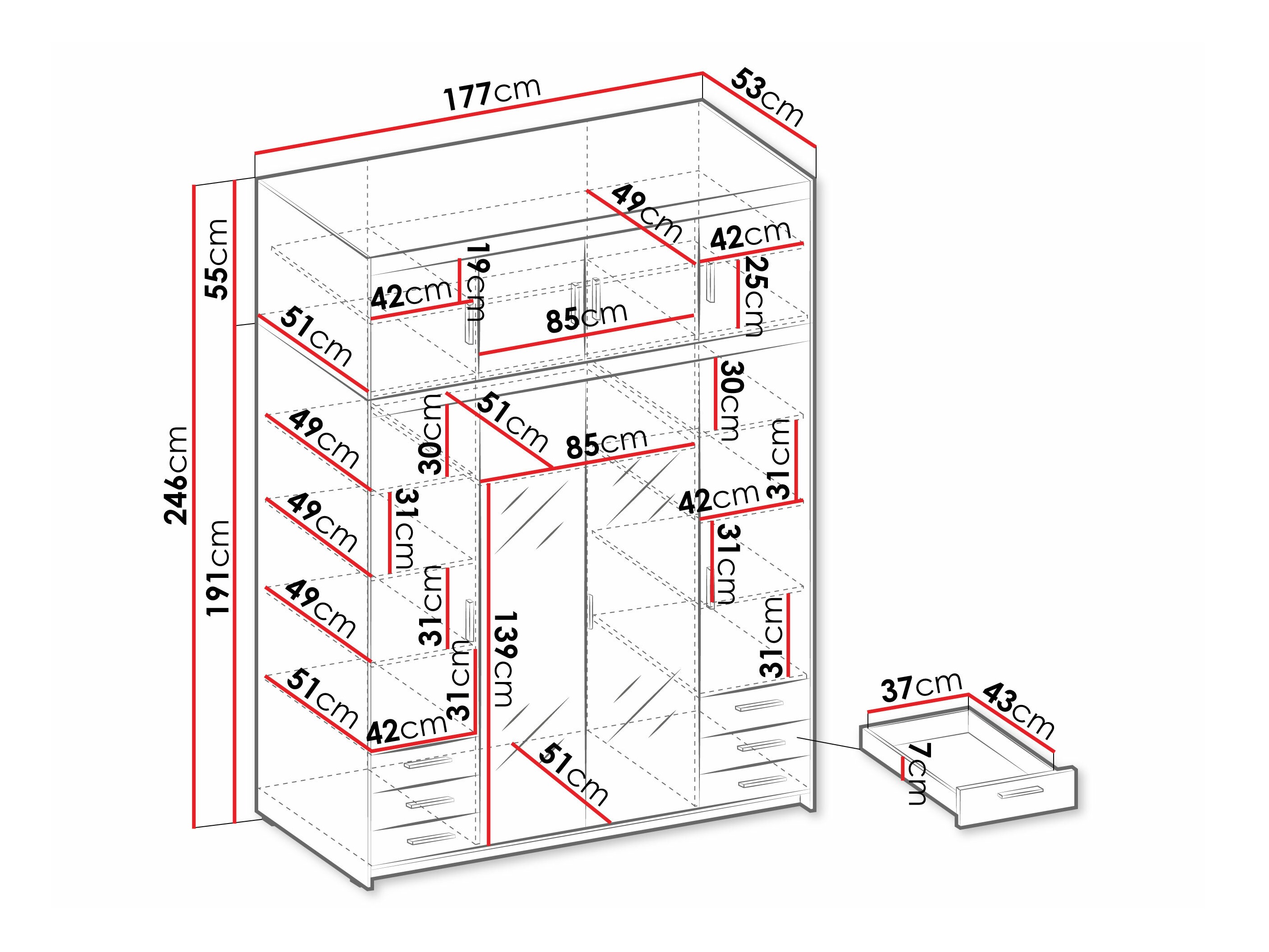 Ormar Novduni 120 (Sonoma hrast)