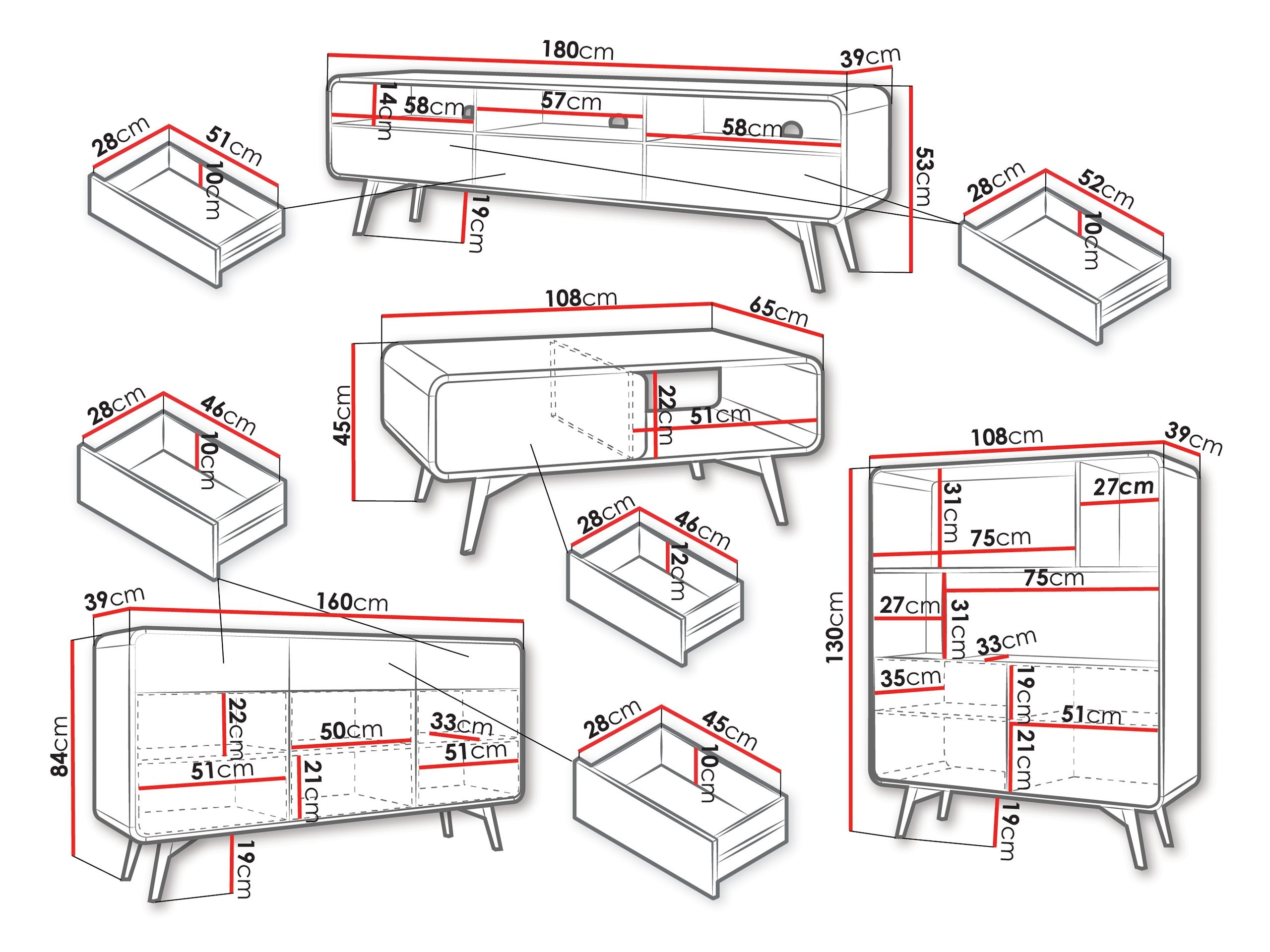 Set za dnevni boravak Focos I