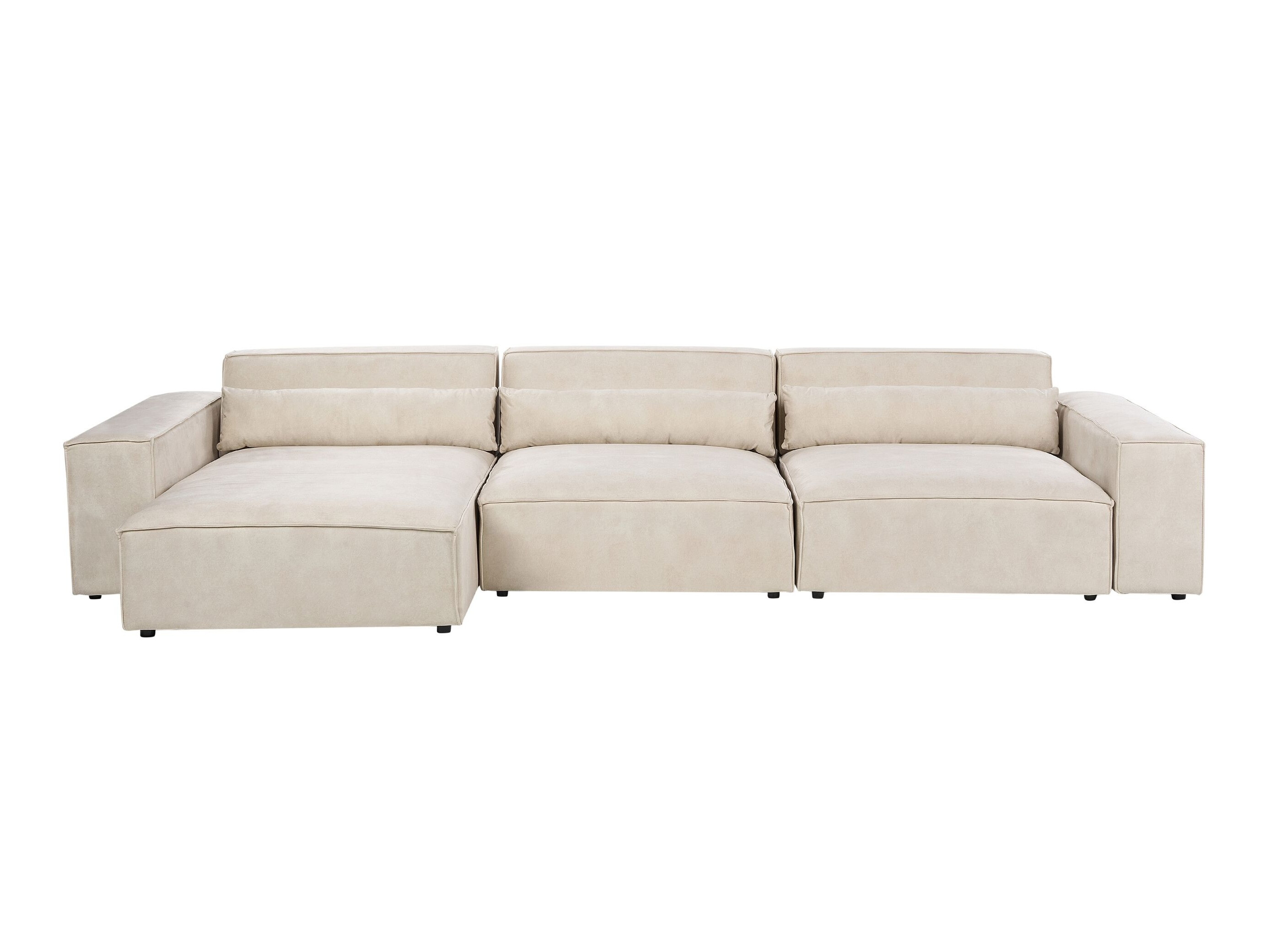 Modularna kutna garnitura Tivsora 104 (Svijetlo bež)