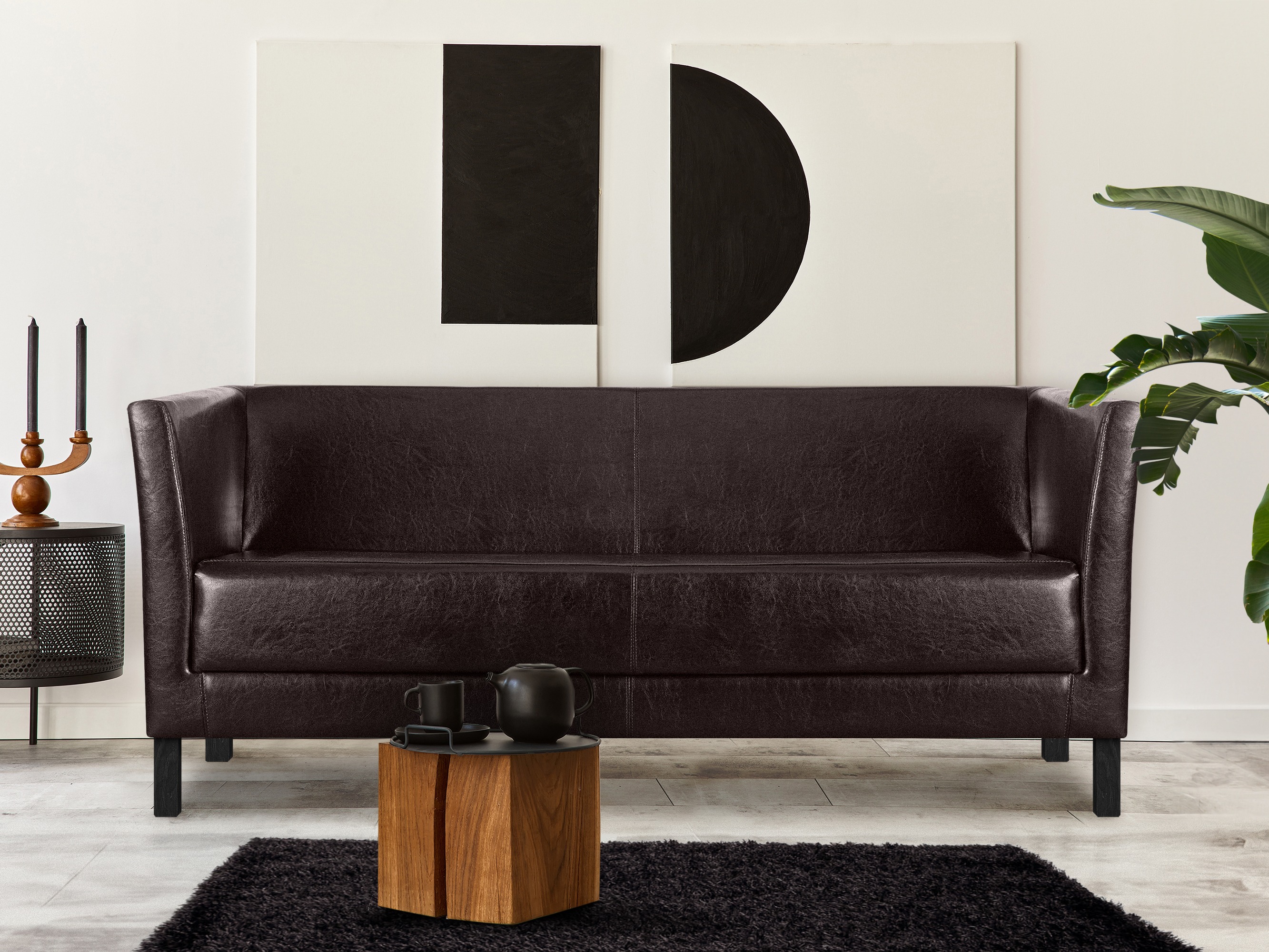 Kauč Dalrevu 102 (Tamno smeđa)