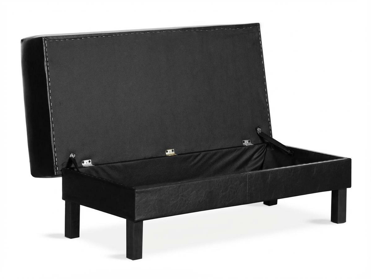 Tapecirana klupa Dalrevu 104 (Crna)