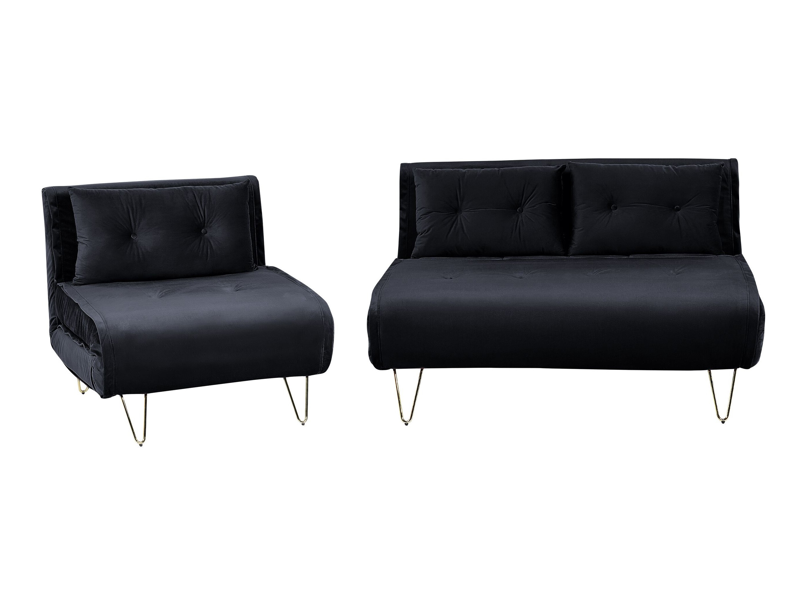 Tapecirani namještaj Berwyn 3164 (Crna)