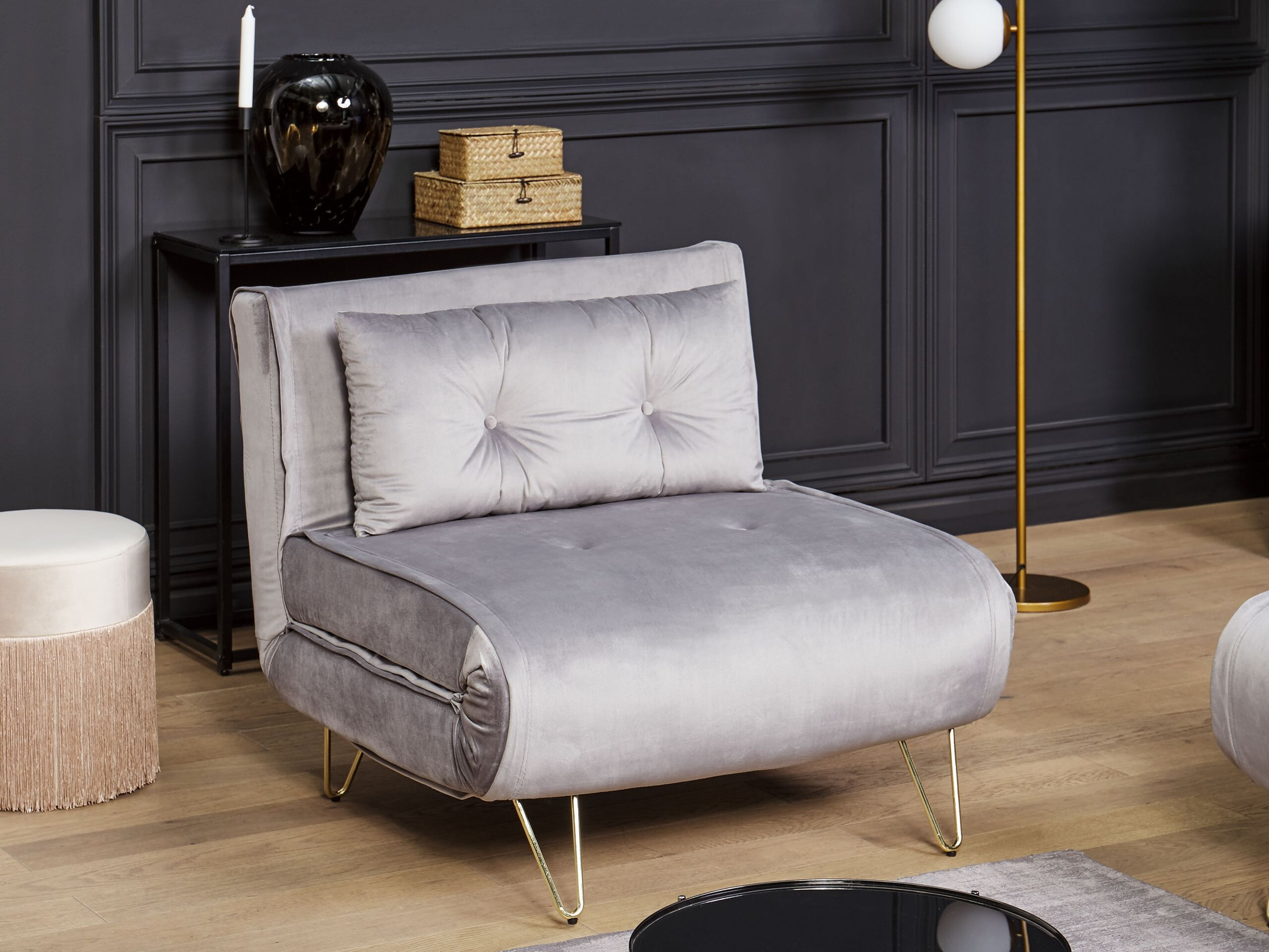 Tapecirani namještaj Berwyn 3164 (Siva)