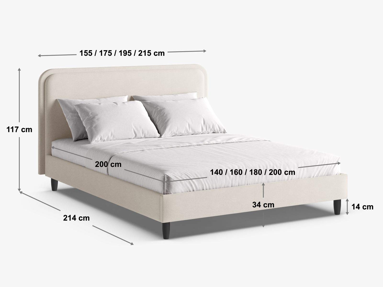 Krevet Beckley 333 (Magic Velvet 2243 + Vega 37)