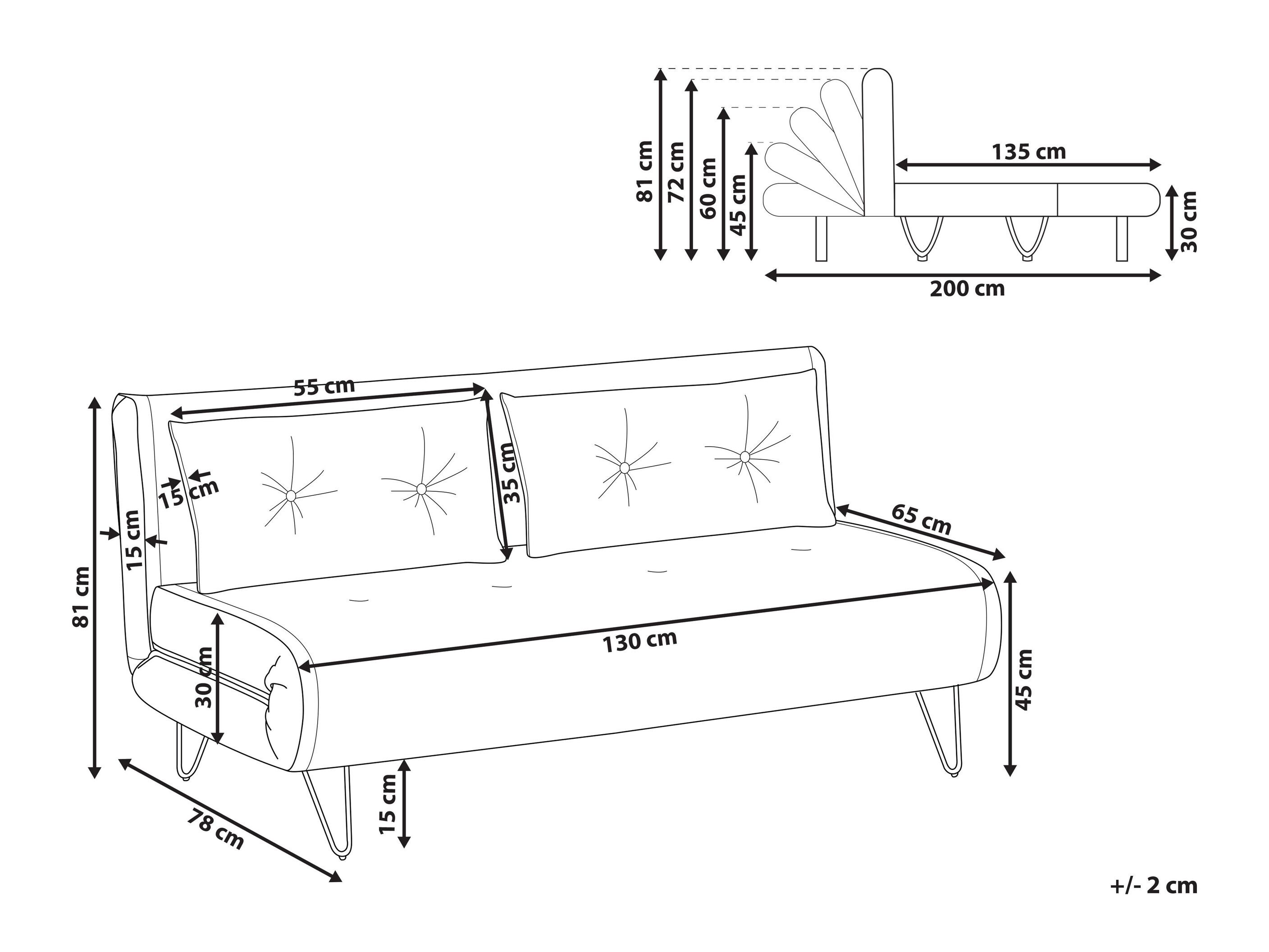 Tapecirani namještaj Berwyn 3165 (Bijela)