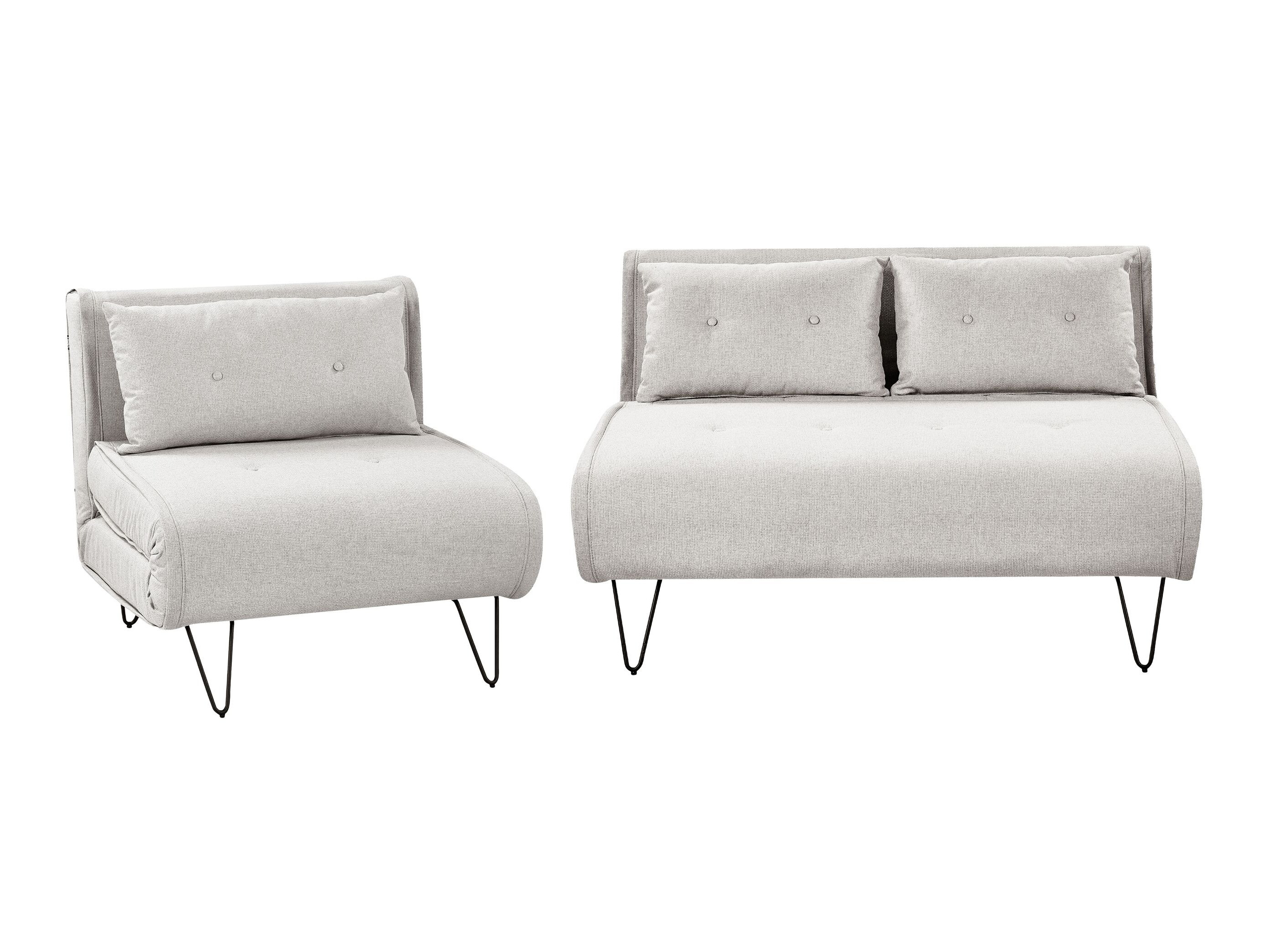 Tapecirani namještaj Berwyn 3165 (Svijetlo siva)