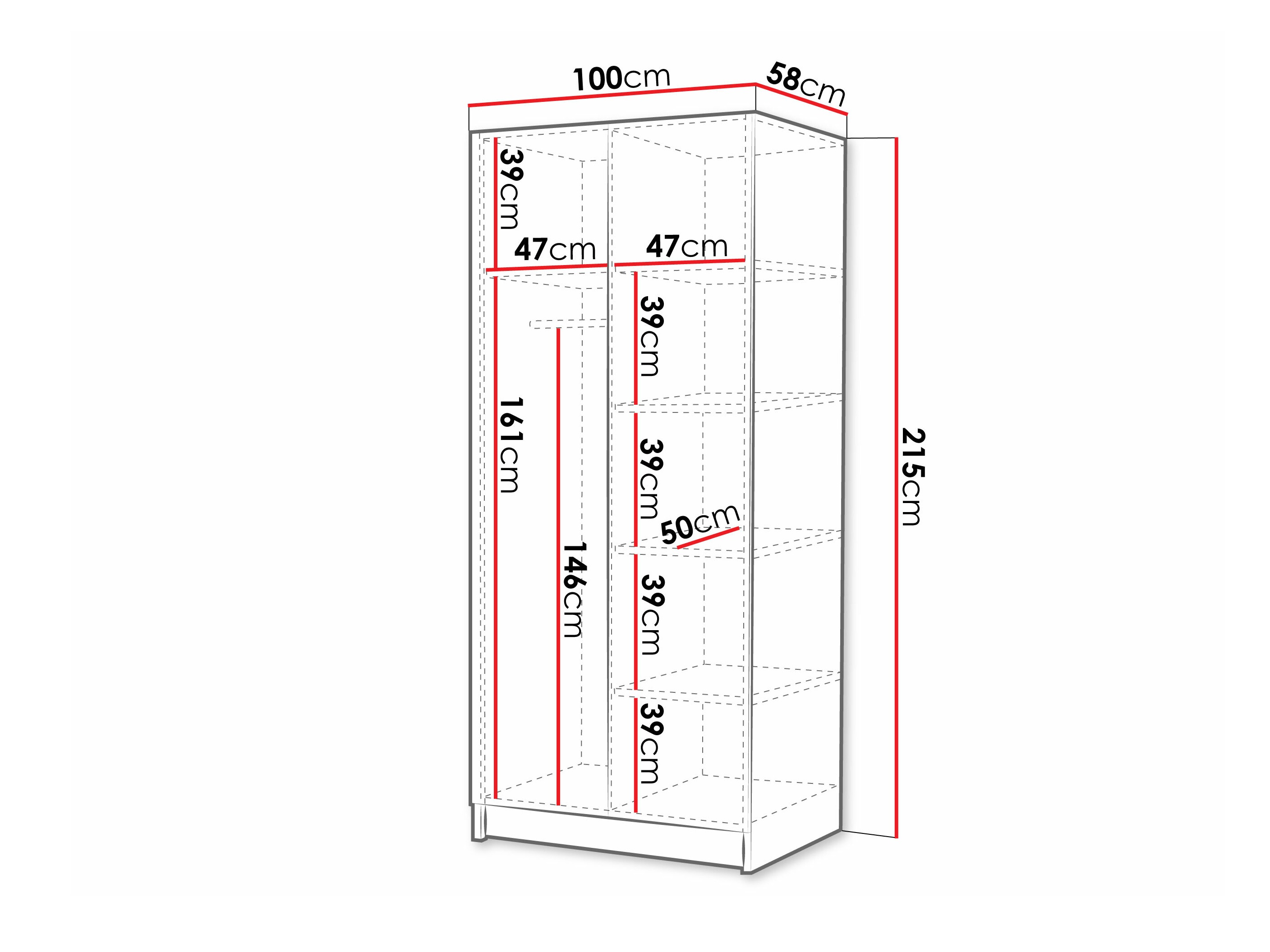 Ormar Closico Staton I (Kašmir + Zlatna)