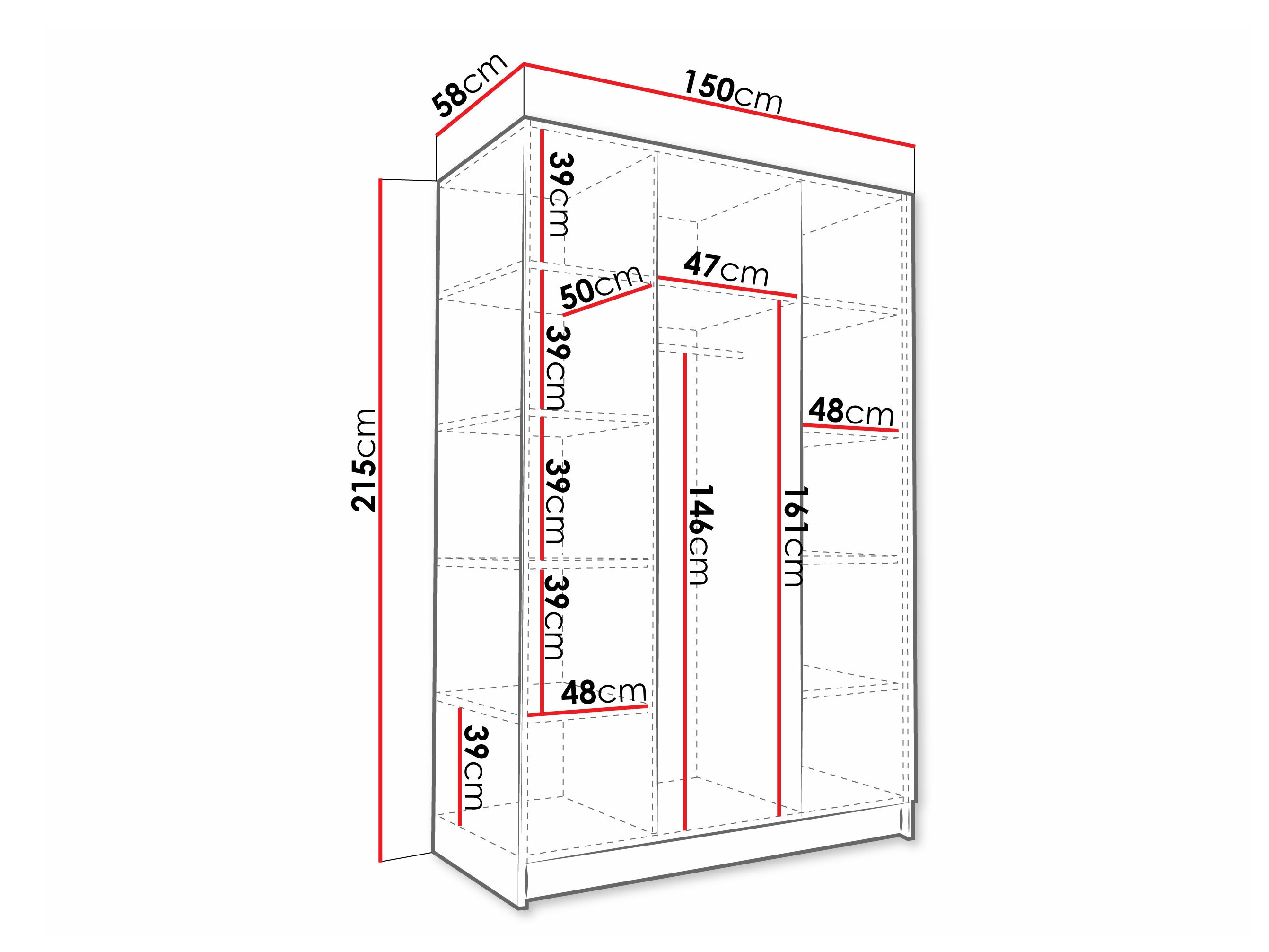 Ormar Closico 197 (Kašmir + Zlatna)