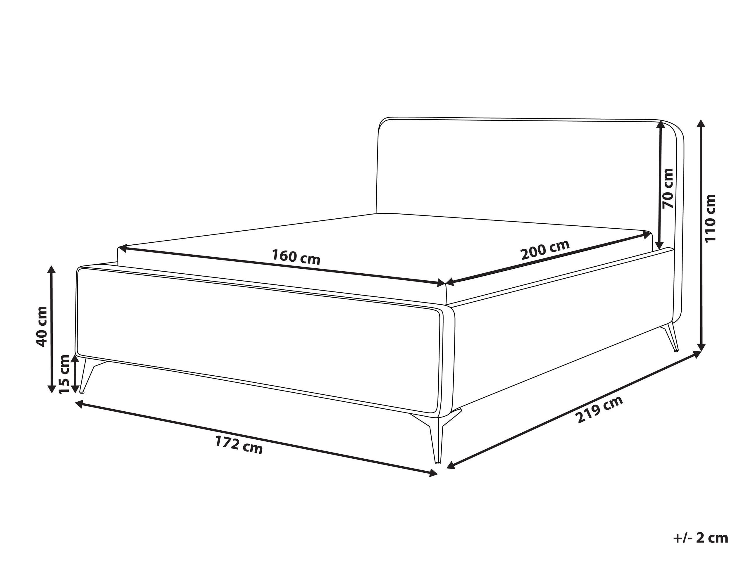 Krevet Berwyn 601 (Bež)