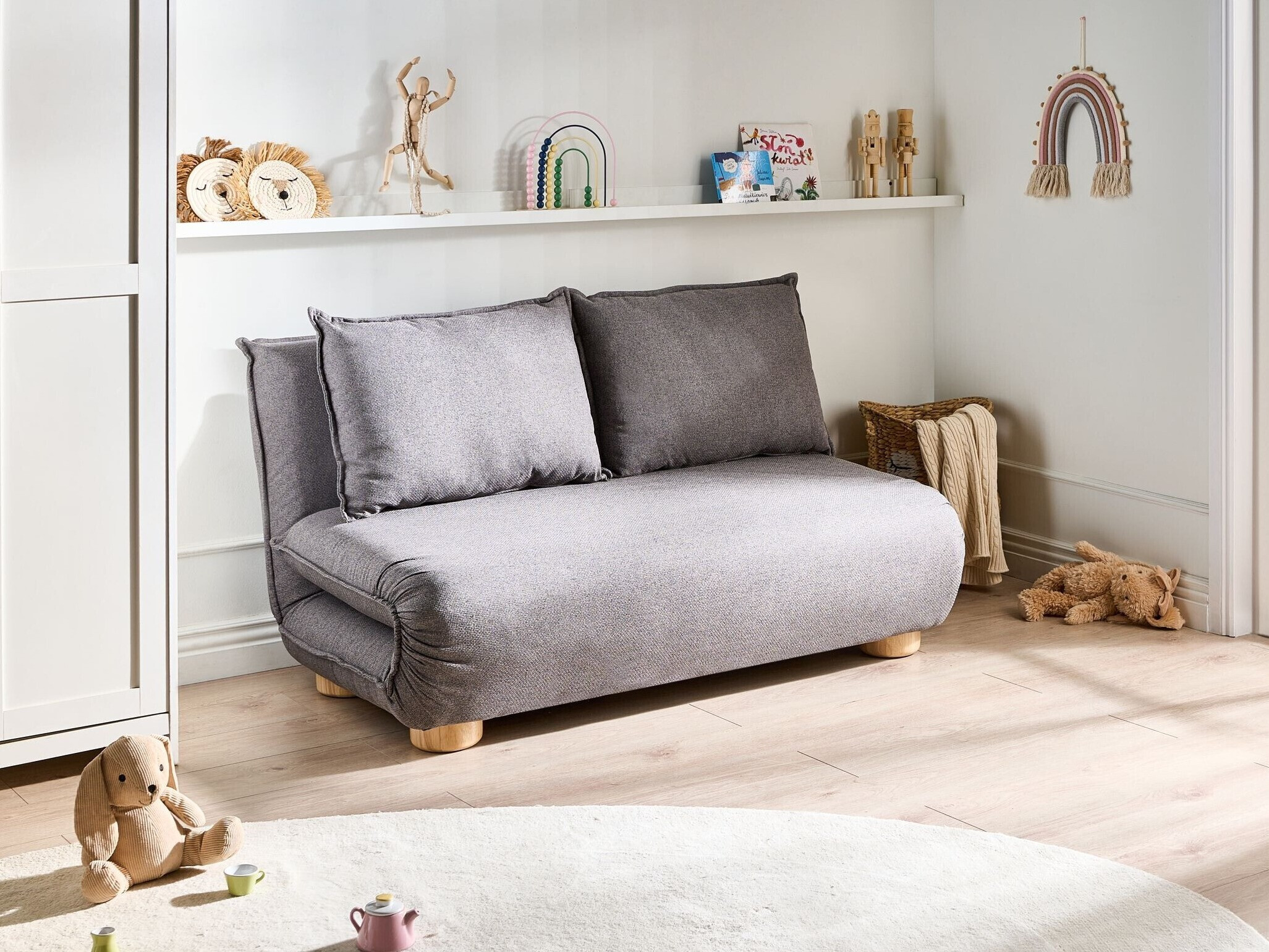 Kauč na razvlačenje Berwyn 3167 (Tamno siva)