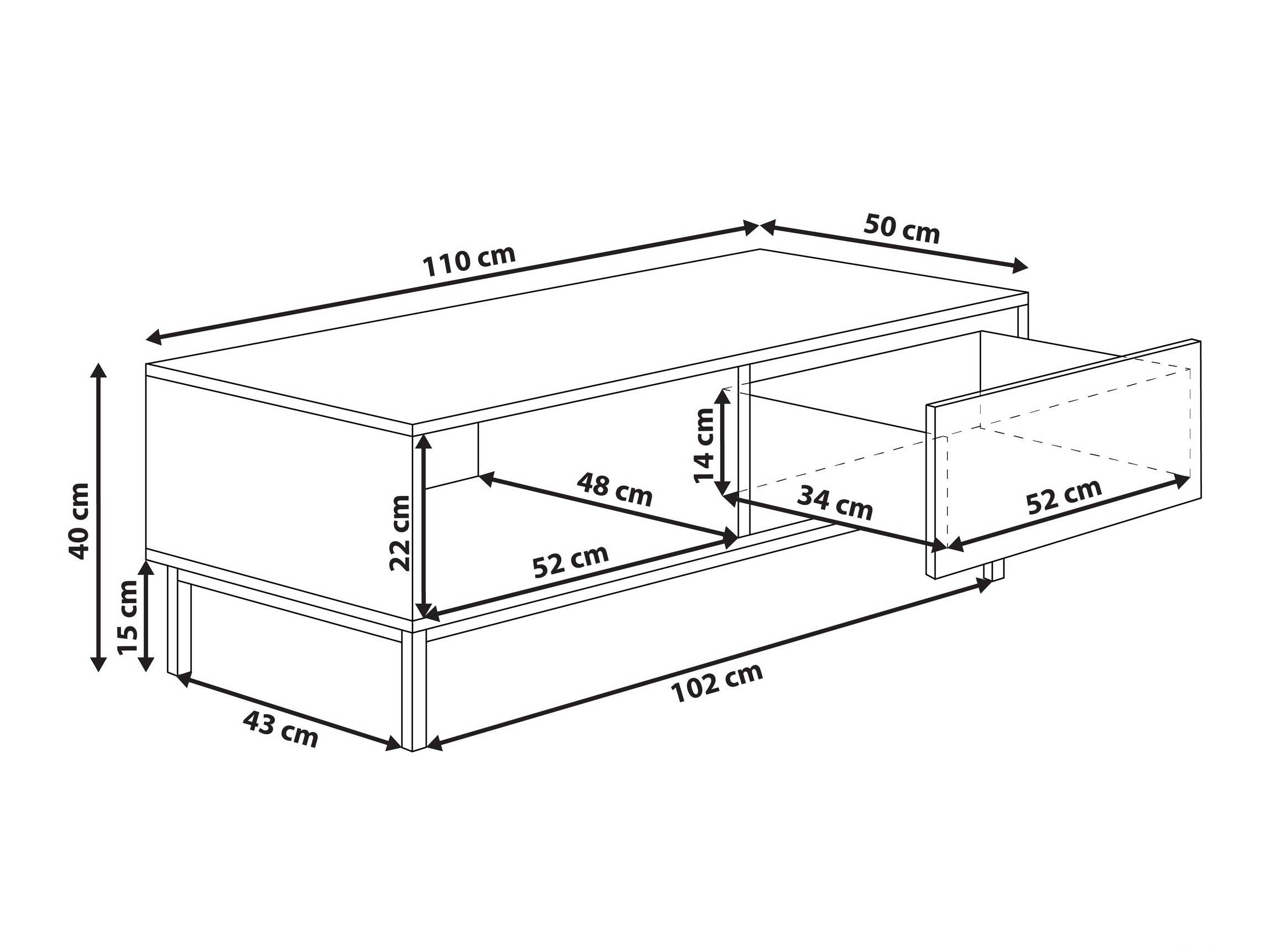 Stolić za kavu Berwyn 3176