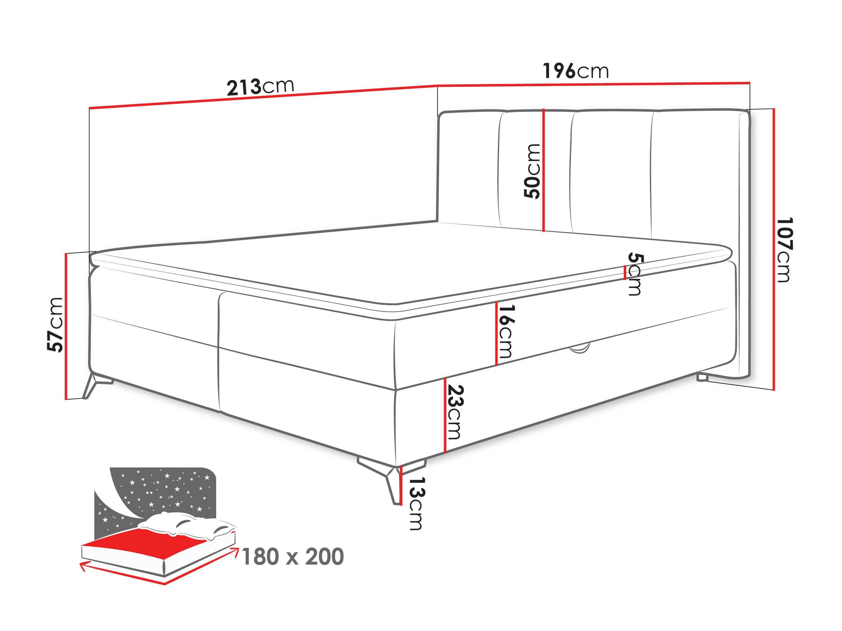 Boxspring krevet Viter (Vibe 26)