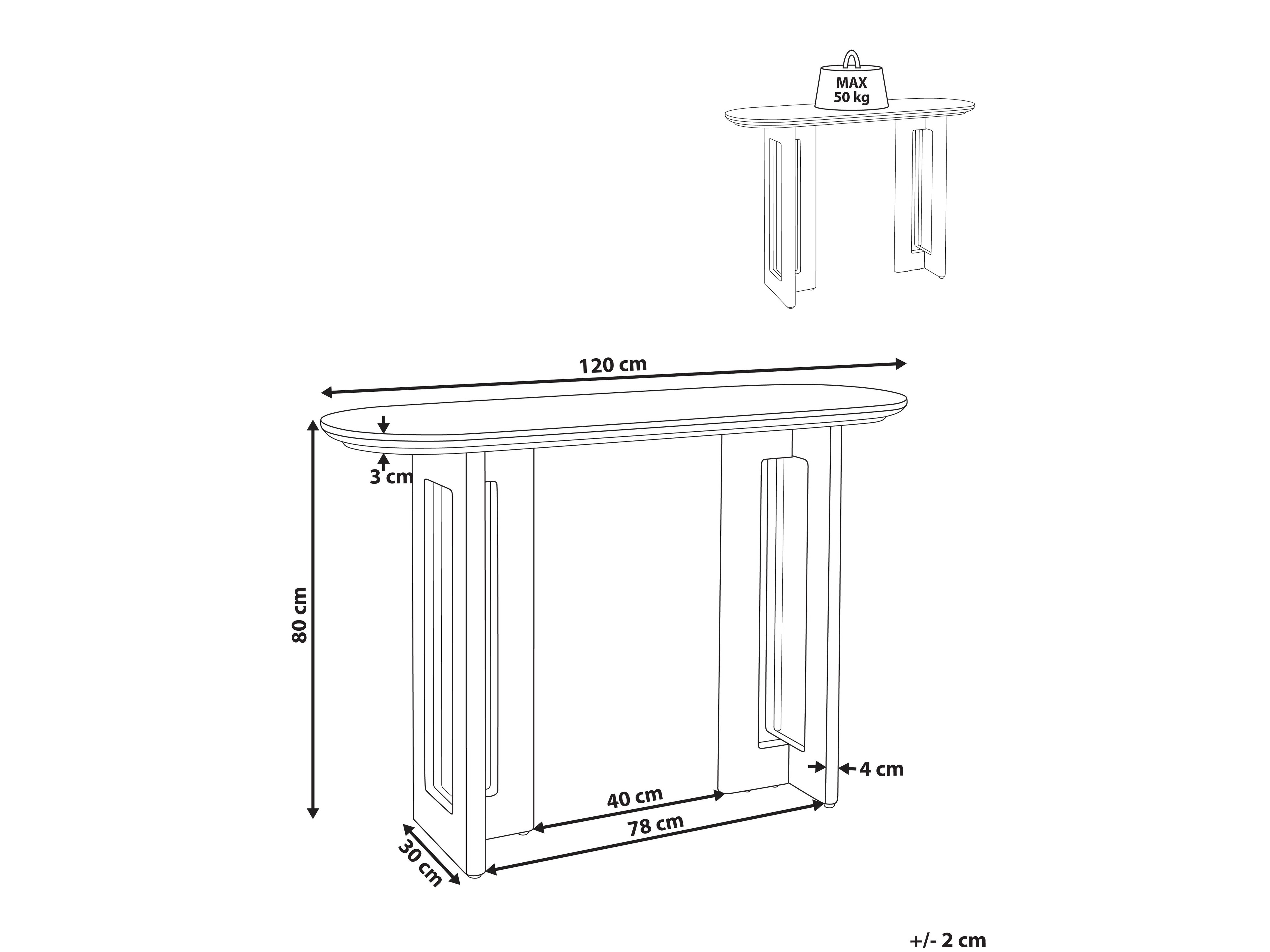 Konzolni stolić Berwyn 3180
