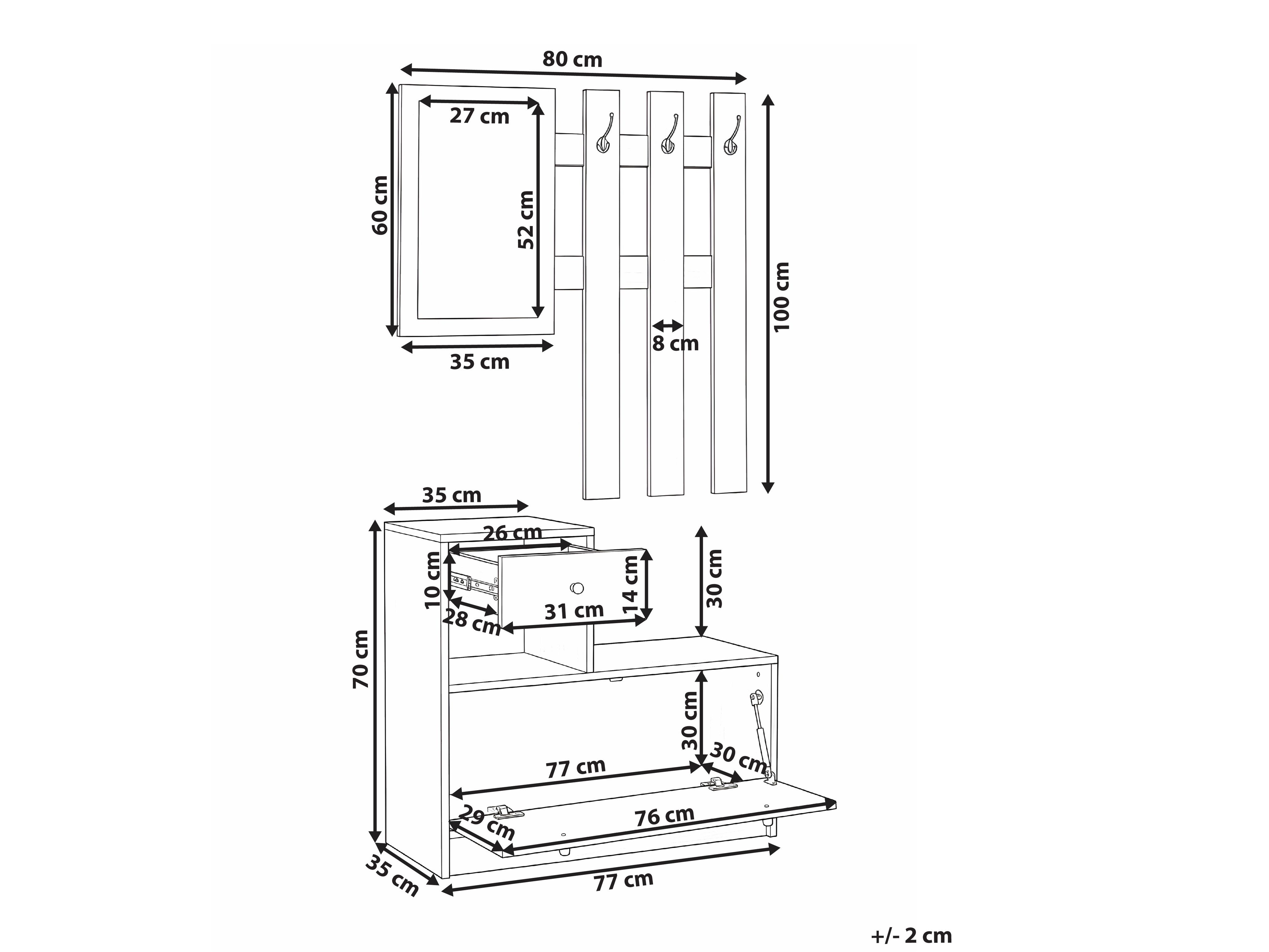 Set za hodnik Berwyn 3183