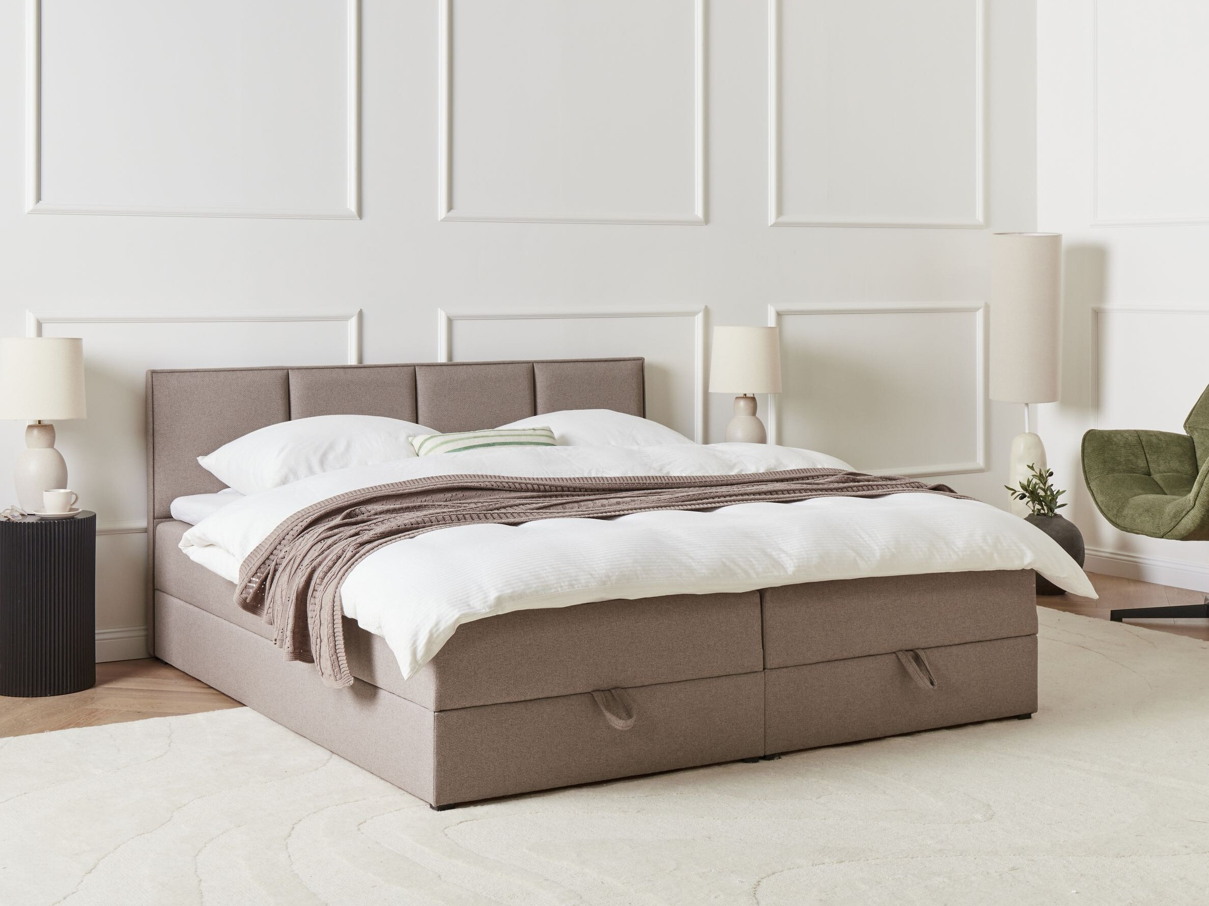 Boxspring krevet Berwyn 3191 (Taupe)