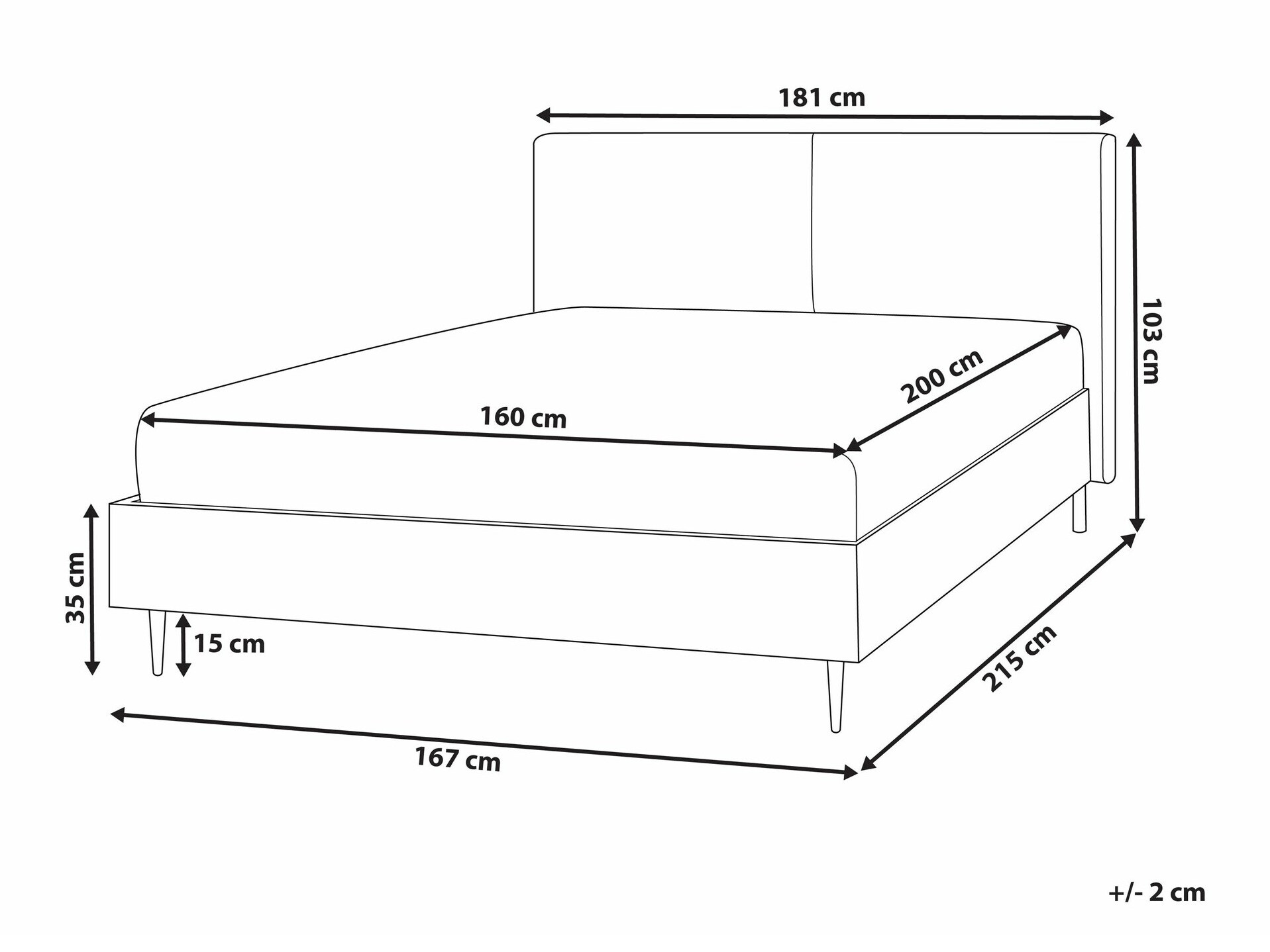 Krevet SC9787 s oštećenim pakiranjem
