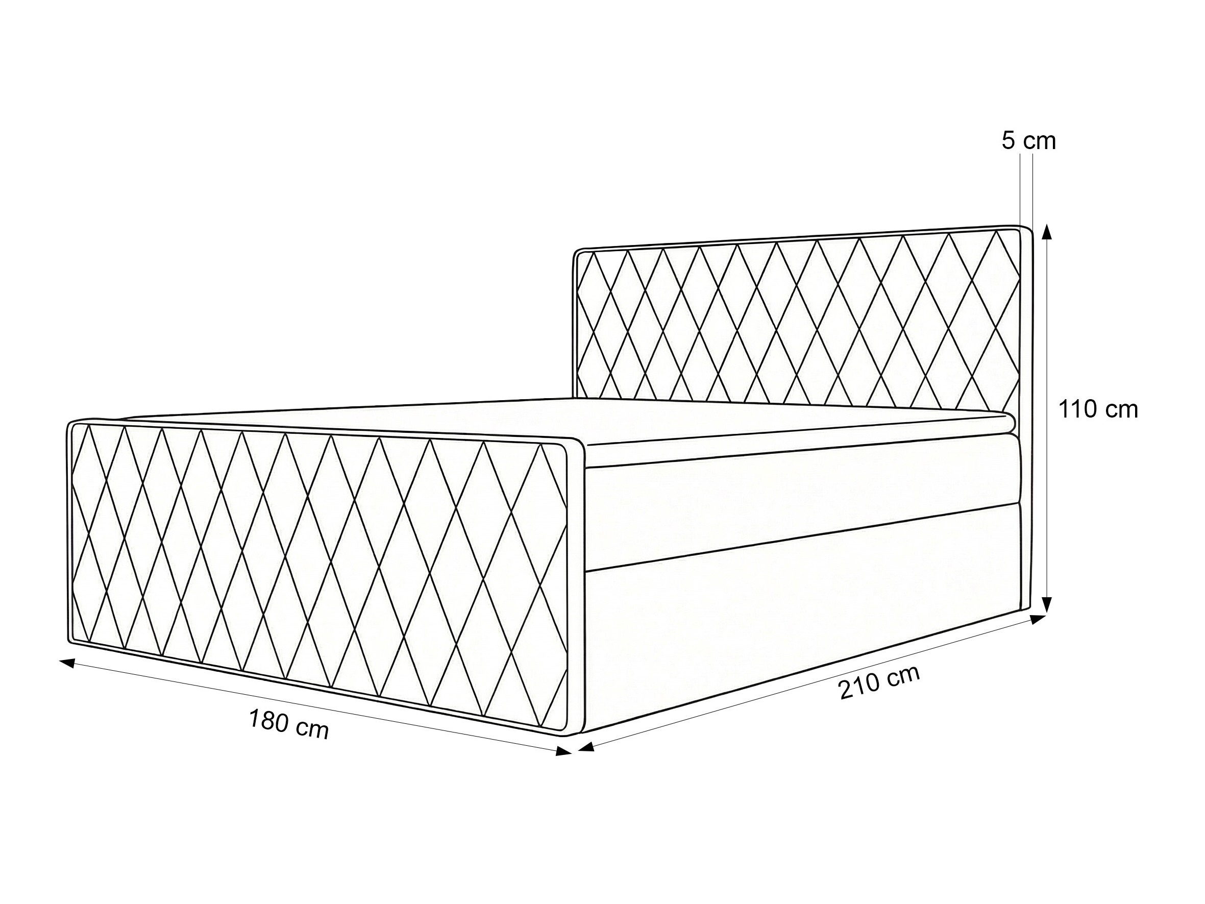 Boxspring krevet Martinez 129 (Magic Velvet 2210)