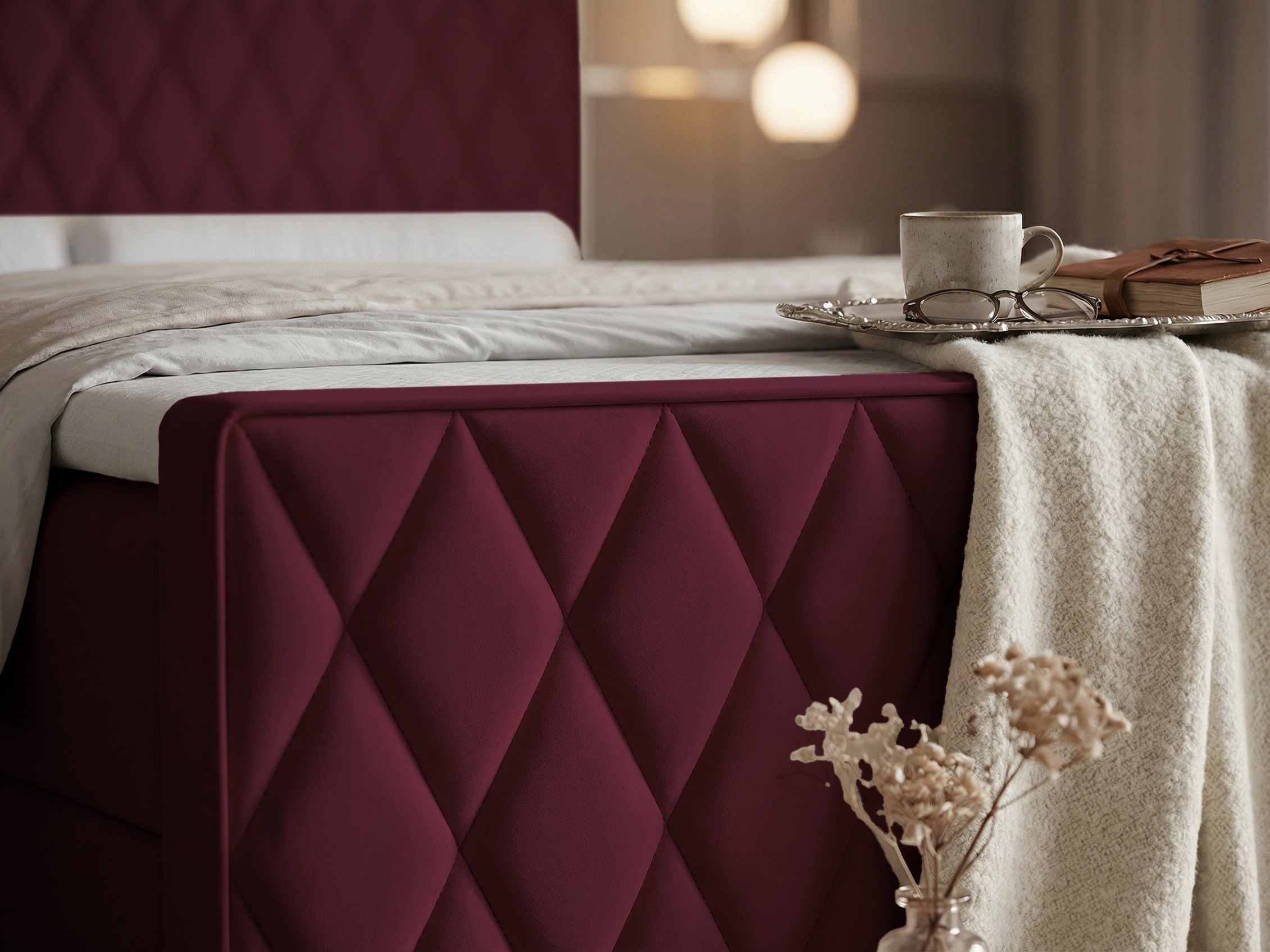 Boxspring krevet Martinez 129 (Magic Velvet 2229)