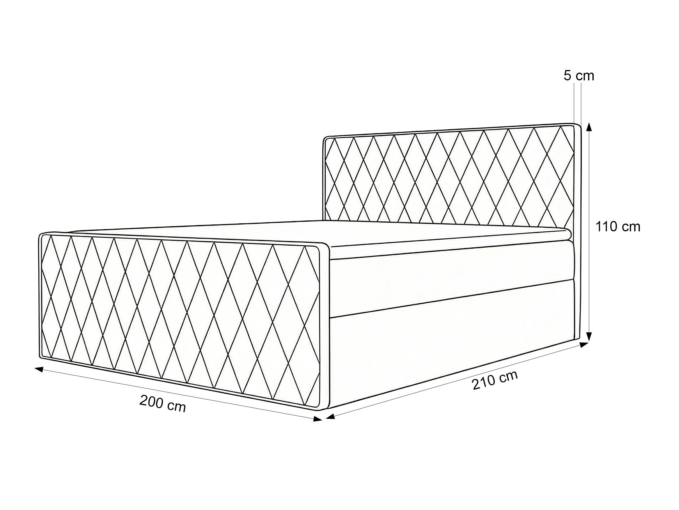 Boxspring krevet Martinez 129 (Magic Velvet 2240)