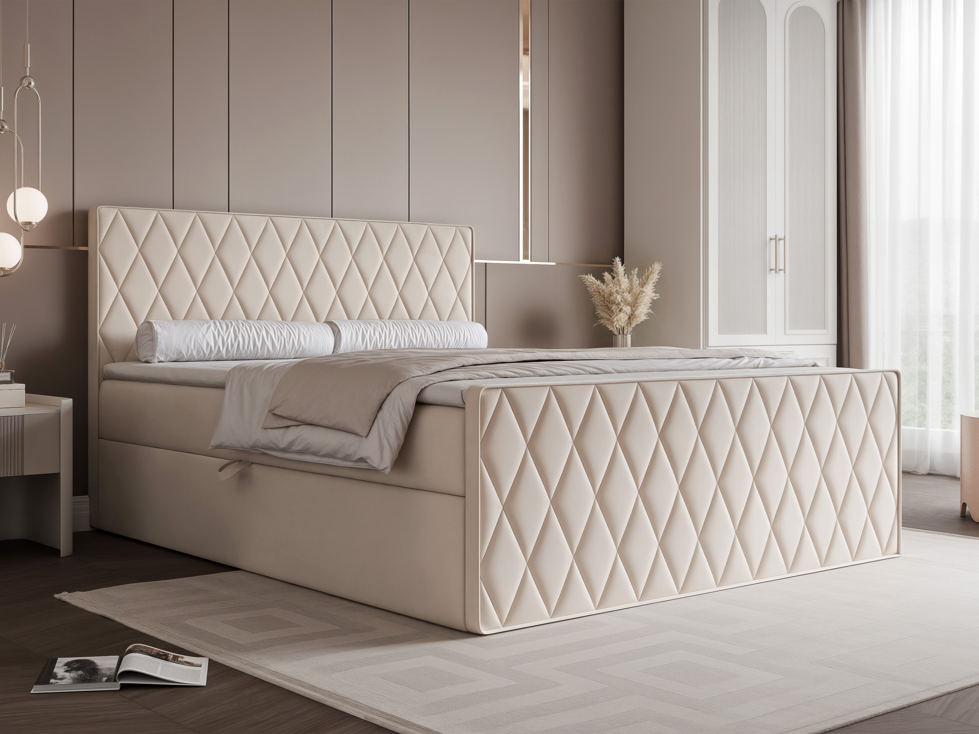 Boxspring krevet Martinez 129 (Magic Velvet 2256)