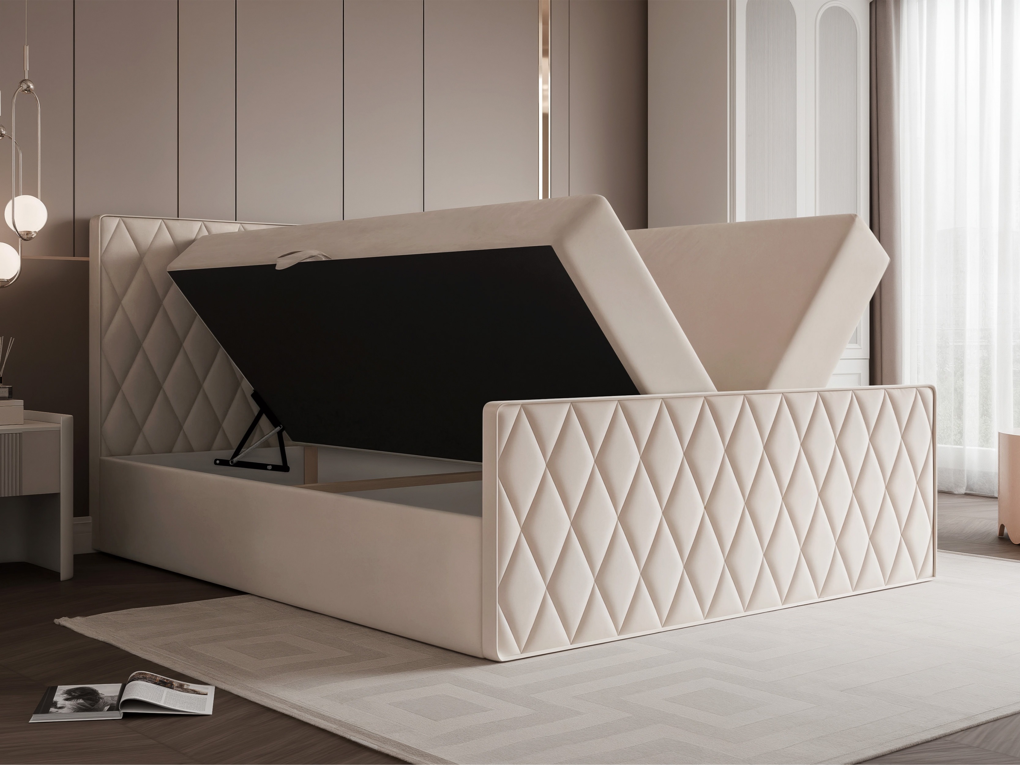 Boxspring krevet Martinez 129 (Magic Velvet 2256)