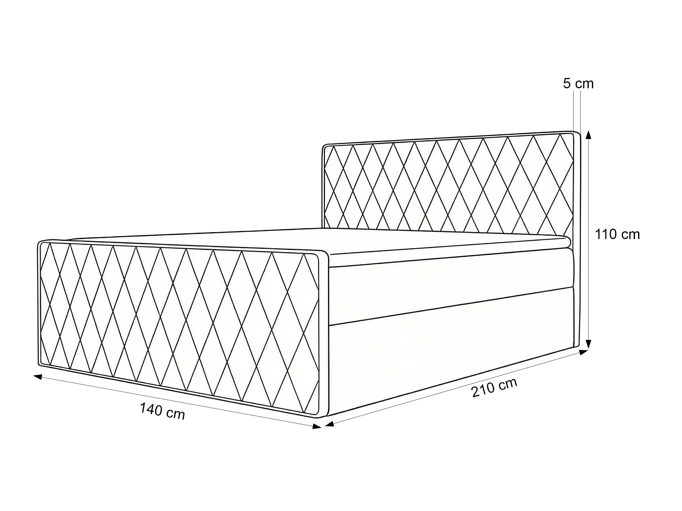 Boxspring krevet Martinez 129 (Melody 13)