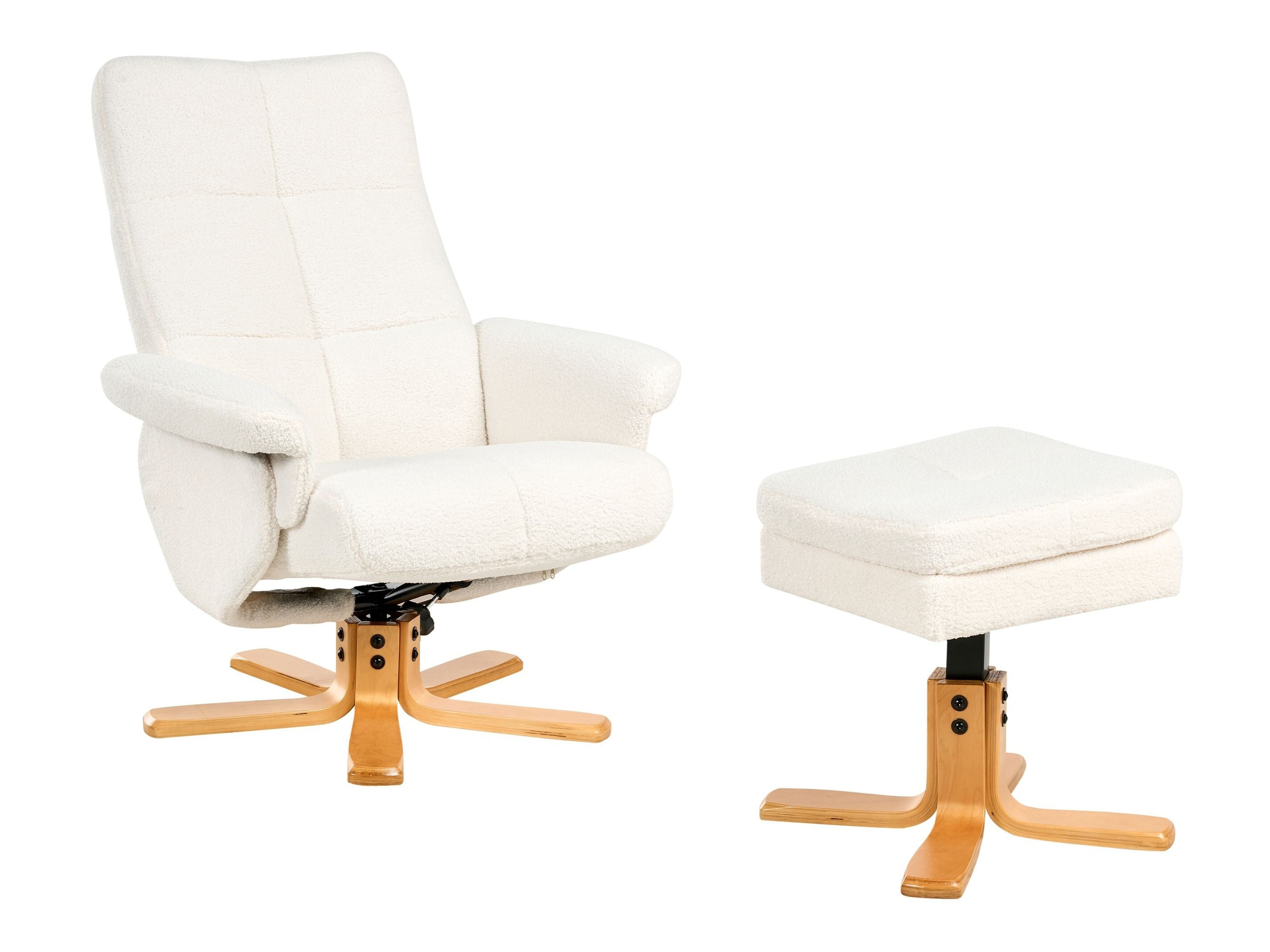 Podesiva fotelja Berwyn 3195 (Bijela)