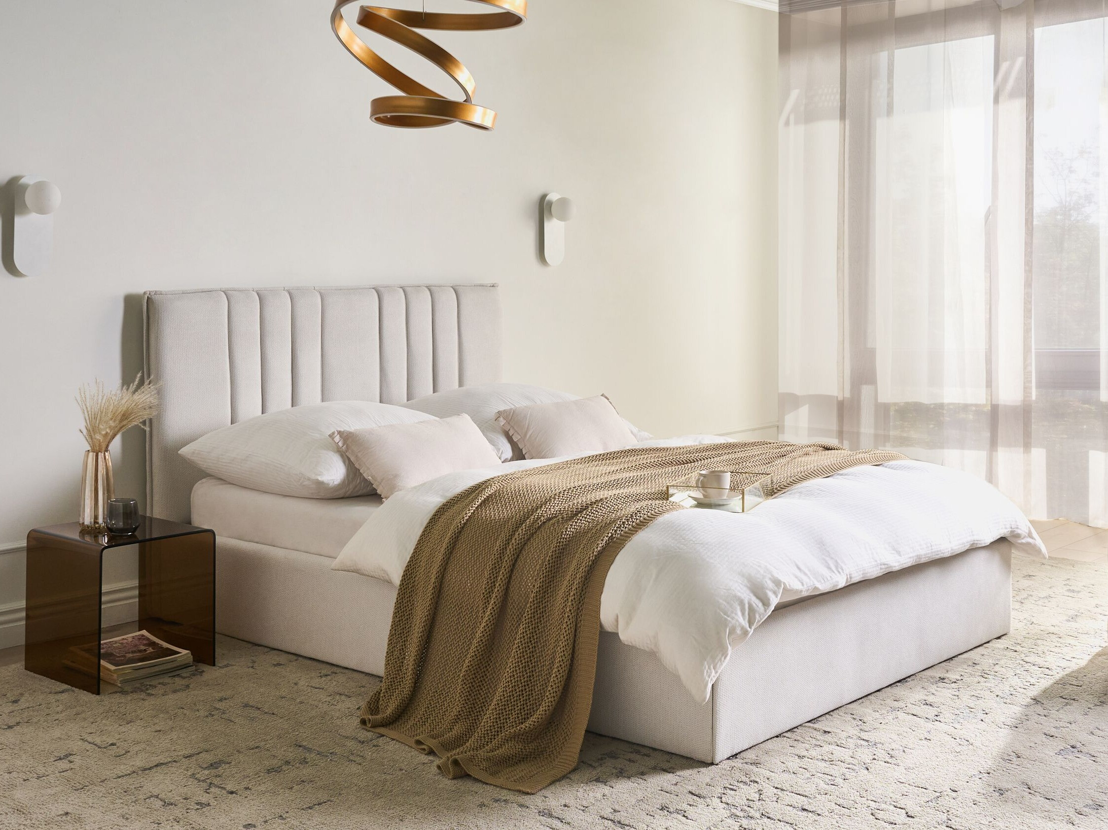 Krevet Berwyn 3198 (Svijetlo bež)