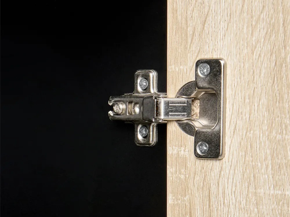 Polica Catferu 106 (Crna + Svijetlo smeđa)