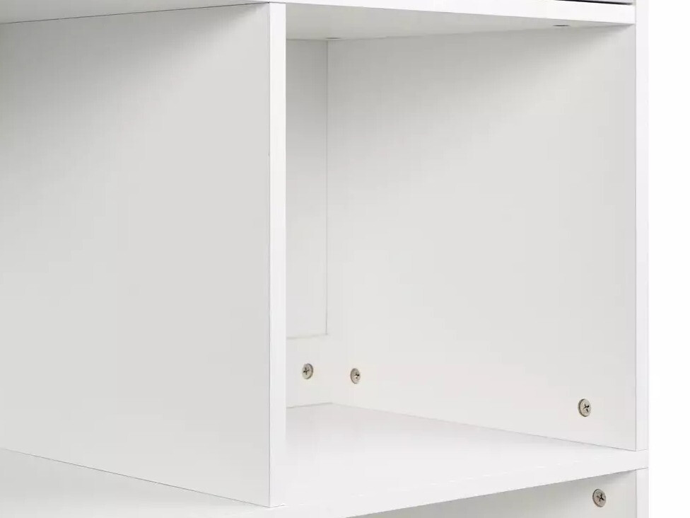 Polica Catferu 111 (Bijela + Siva)