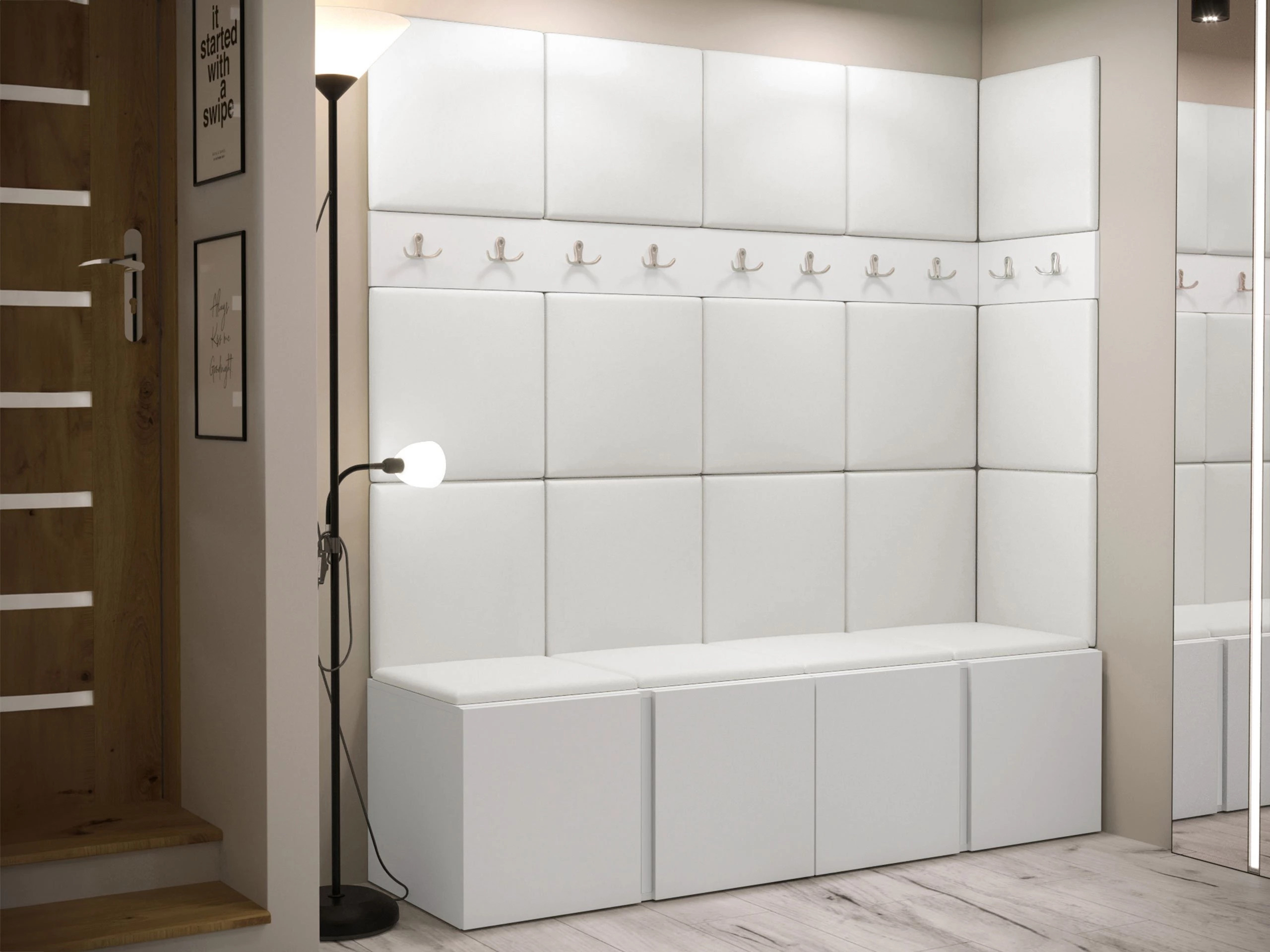 Set za hodnik Hartford 265 (Bijela)