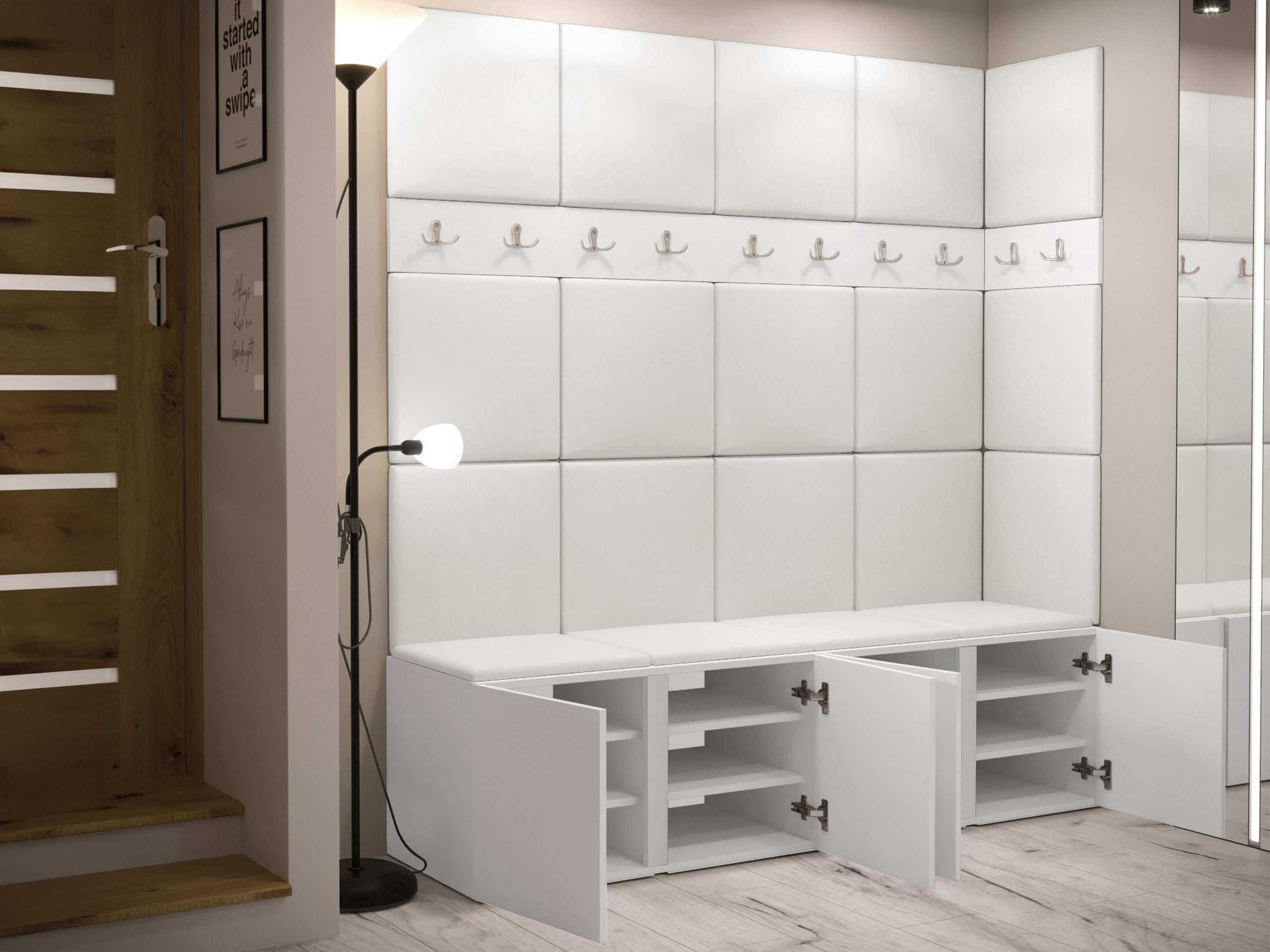 Set za hodnik Hartford 265 (Bijela)