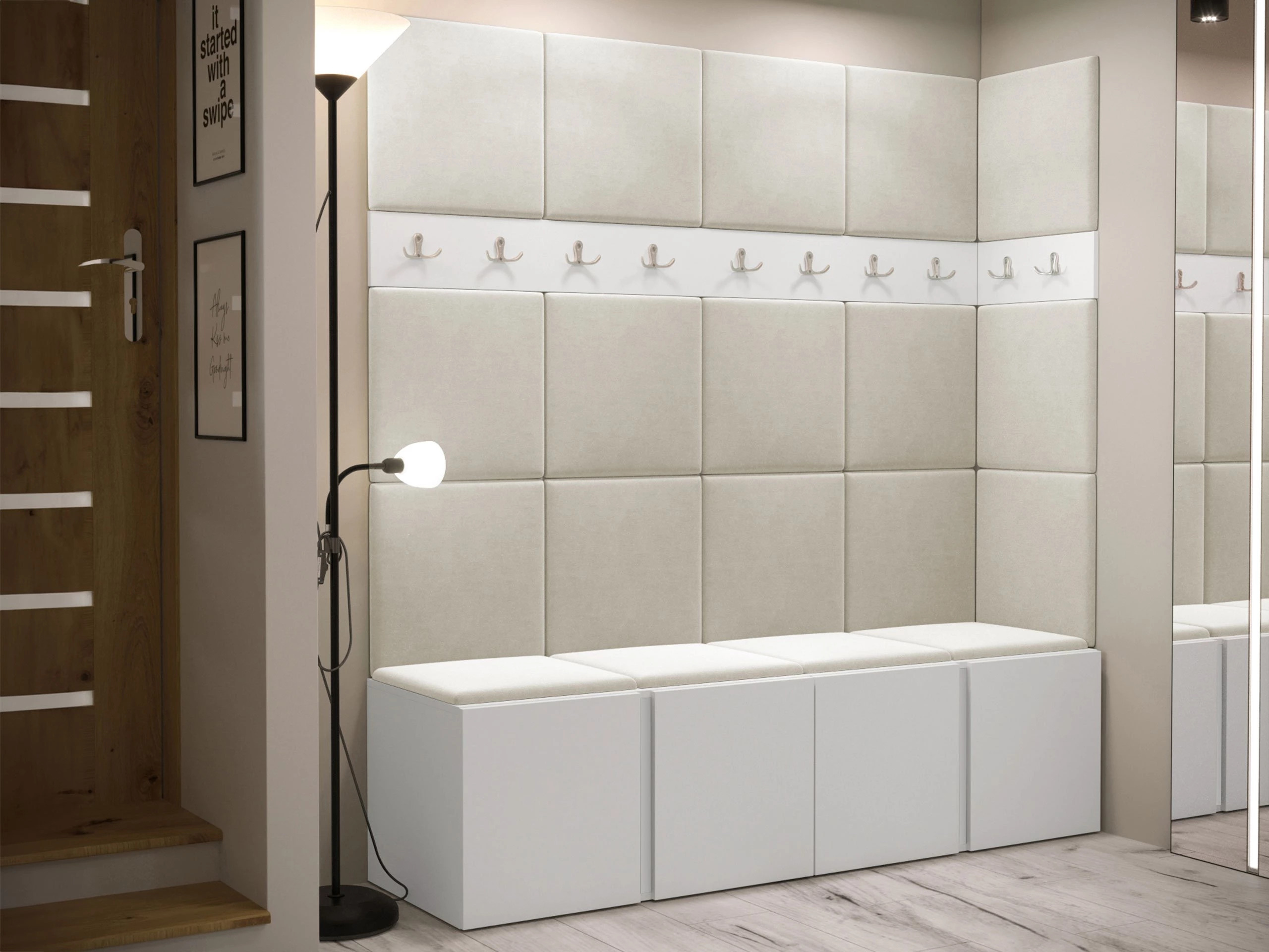 Set za hodnik Pinis II (Bijela)