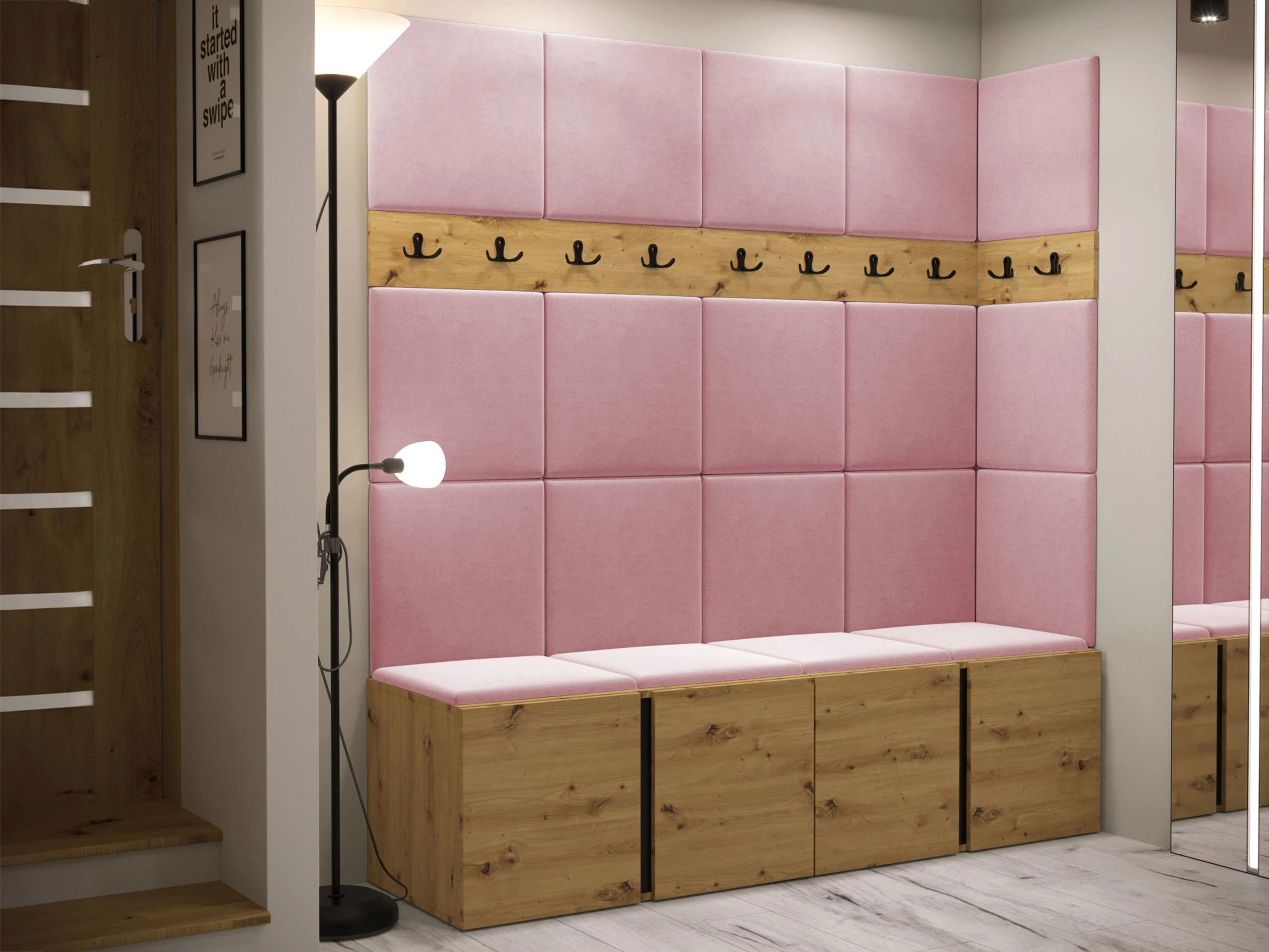 Set za hodnik Pinis II (Hrast Artisan)