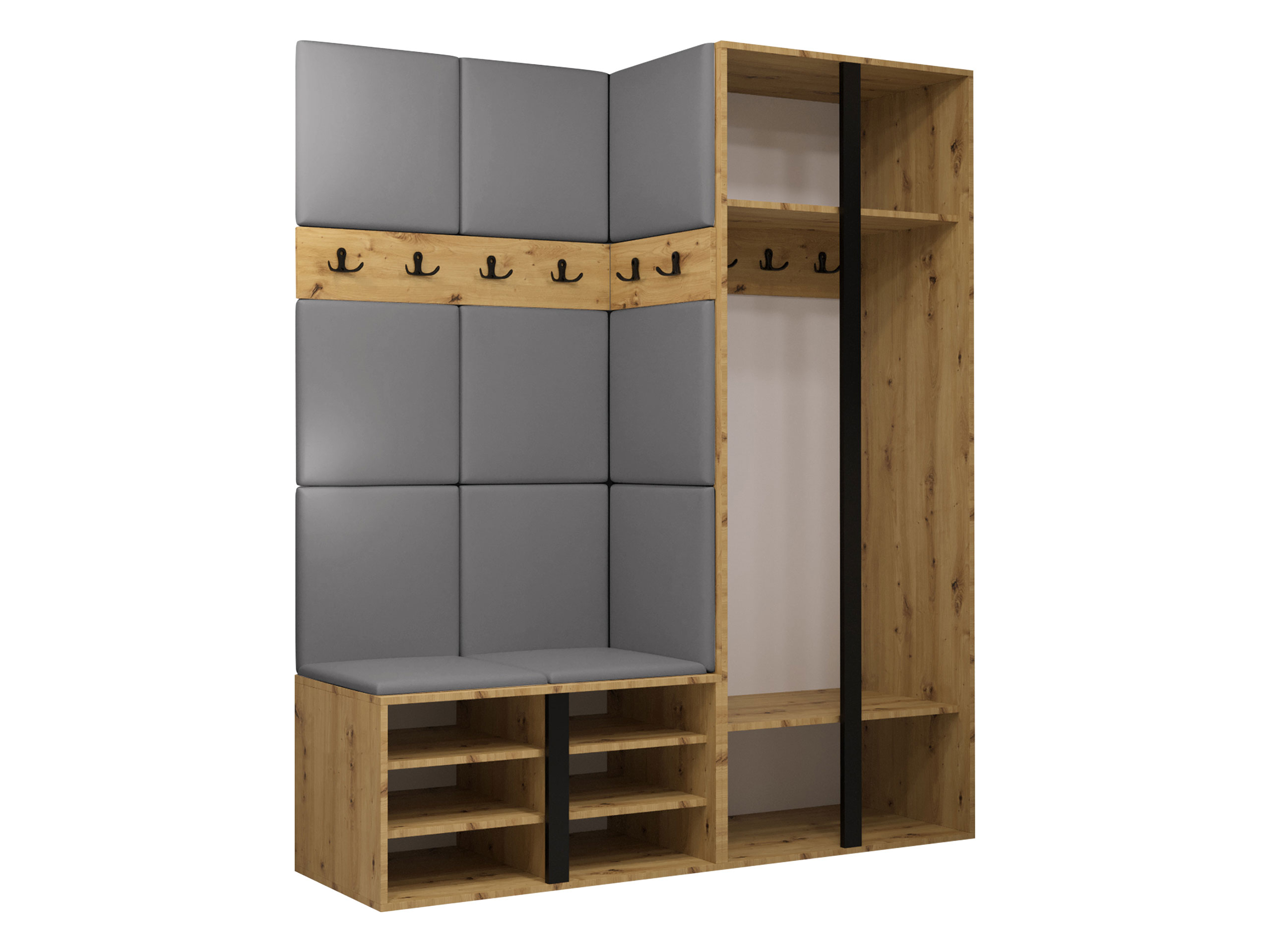 Set za hodnik Pinis III (Grafit)