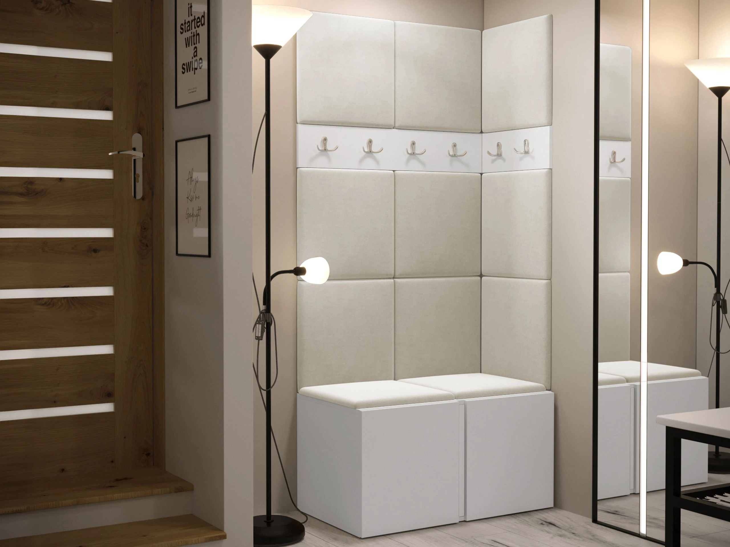 Set za hodnik Pinis I (Bijela)