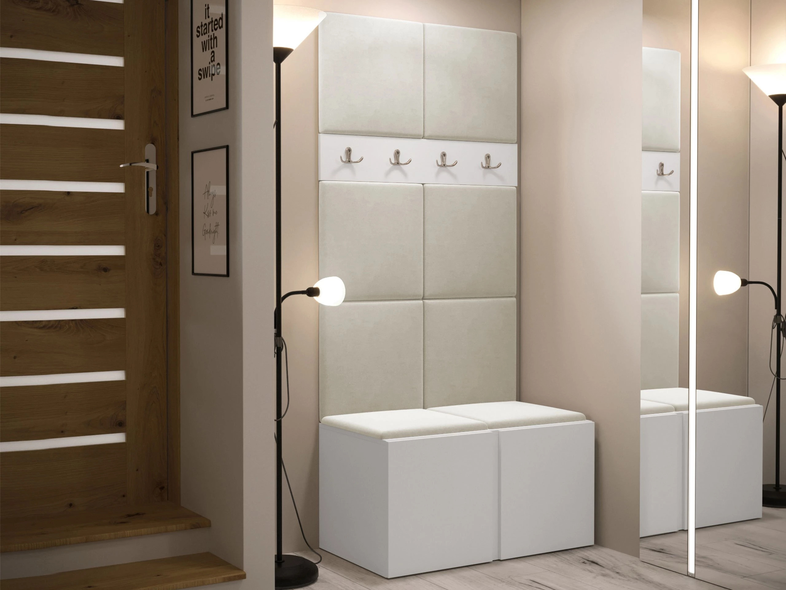 Set za hodnik Hartford 267 (Bijela)