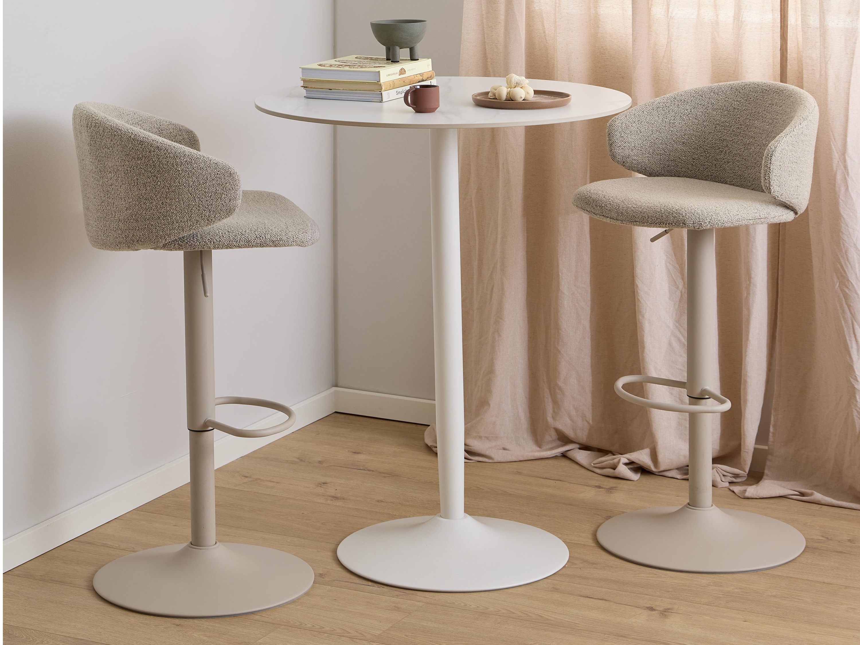 Barski stol Norsica 863 (Bijeli mramor)