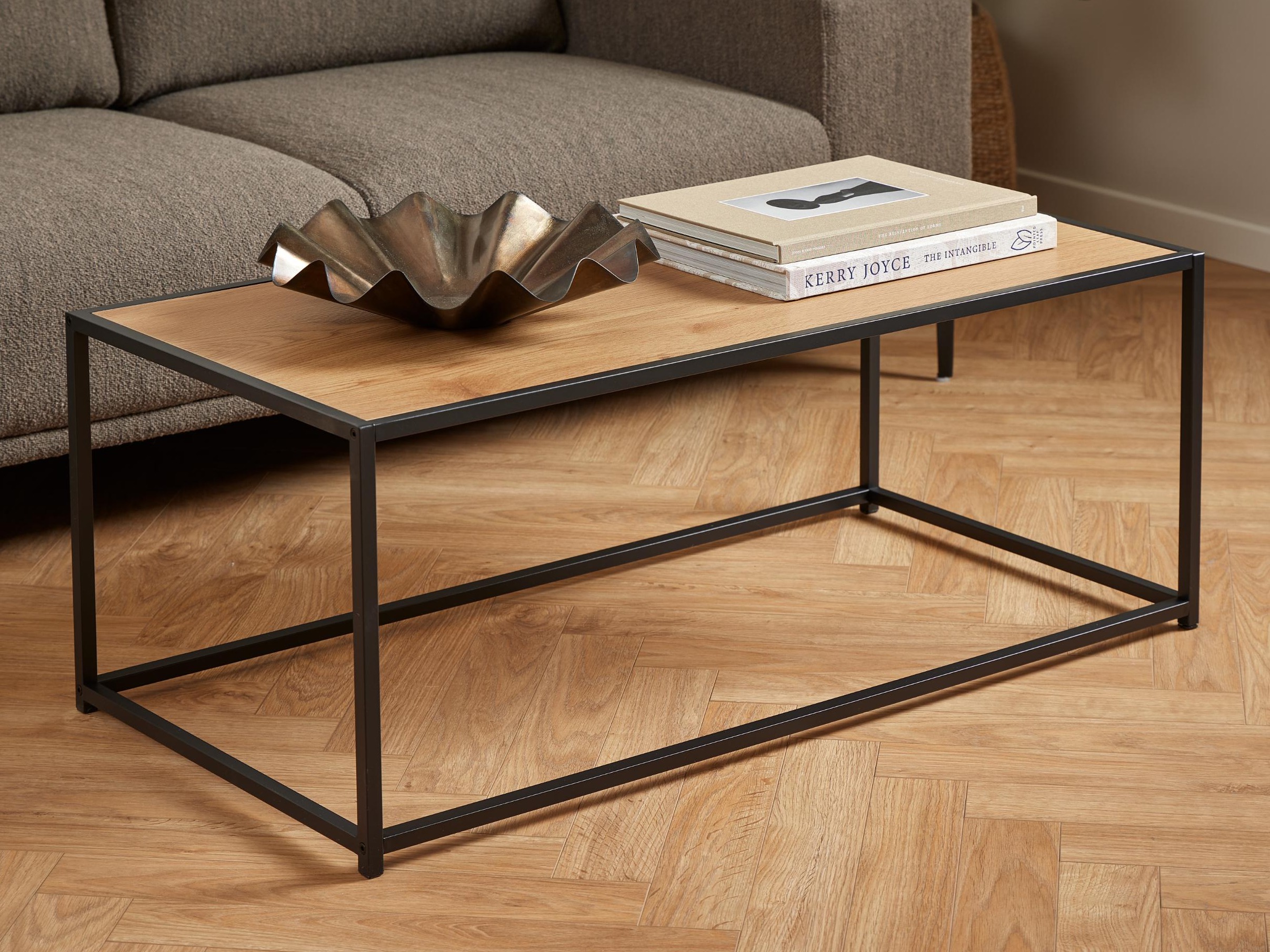 Stolić za kavu Norsica Sevferi 147 (Divlji hrast + Crna)