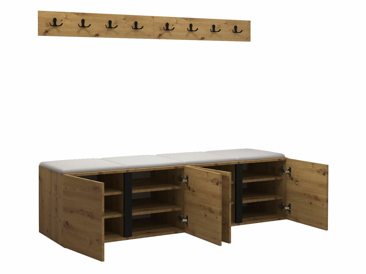 Set za hodnik Pinis VII (Grafit)